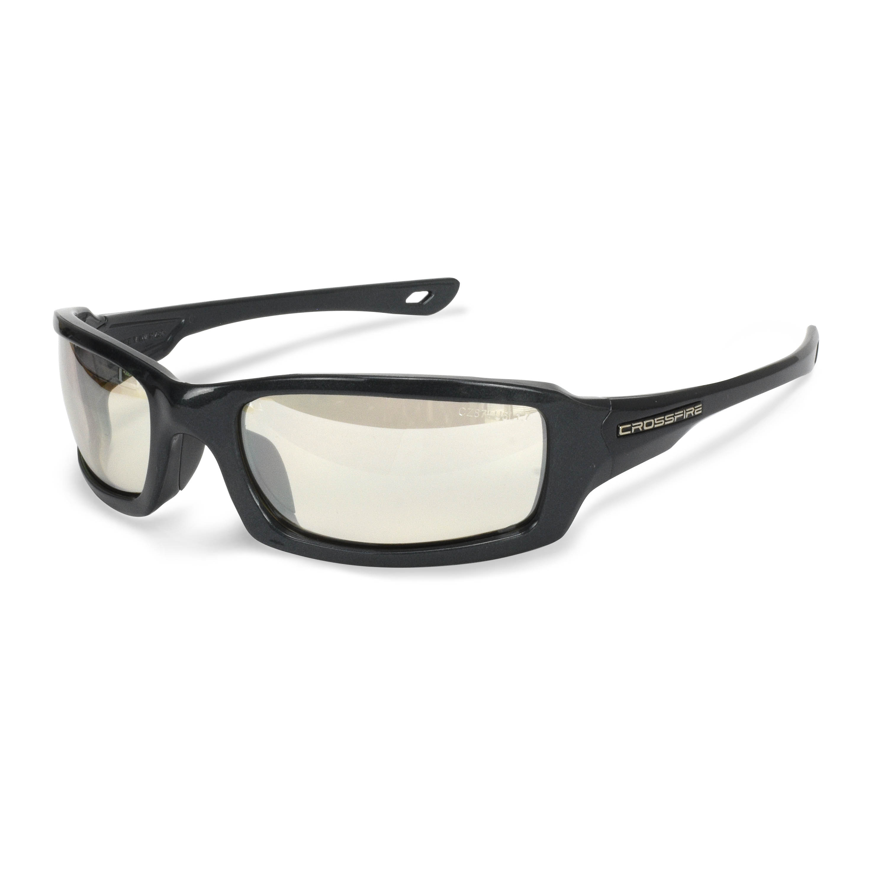 M6A Premium Safety Eyewear - Pearl Gray Frame - Indoor/Outdoor Mirror Lens