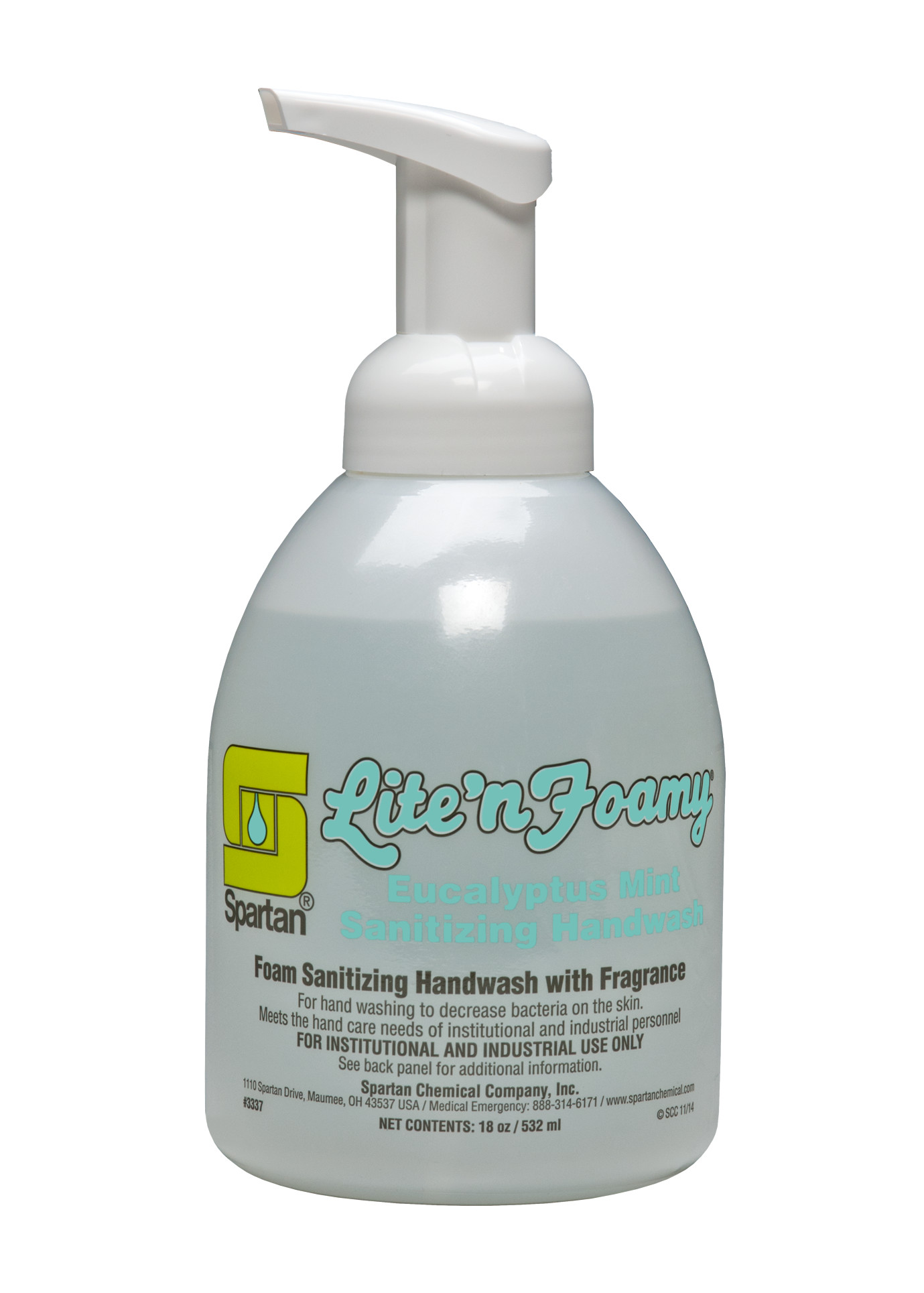 Lite%27n+Foamy+Eucalyptus+Mint+Sanitizing+Hand+Wash+%7B18+oz+%286+per+case%29%7D