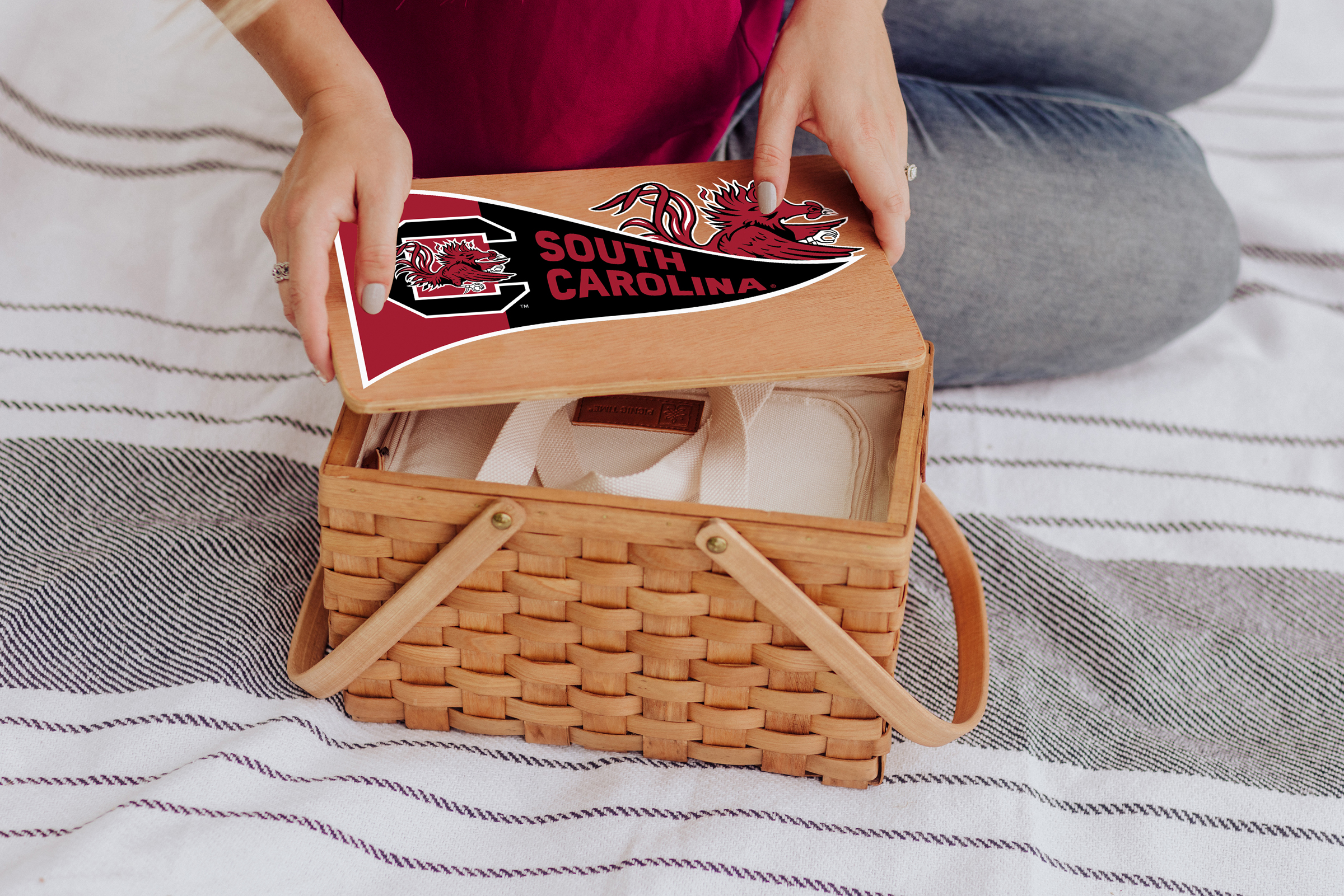 South Carolina Gamecocks - Poppy Personal Picnic Basket