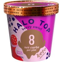 Keto Berry Swirl Frozen Dessert, 16 fl oz Pint