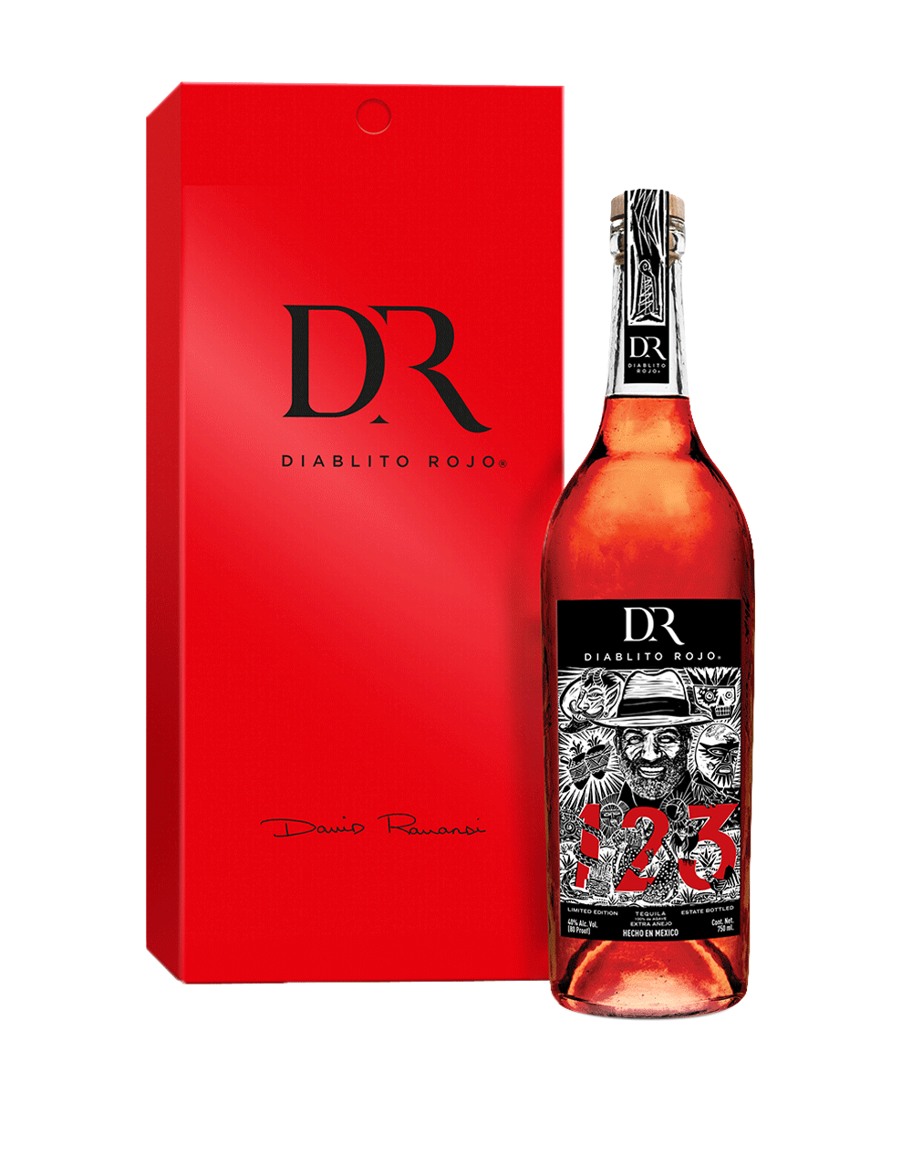123 ORGANIC TEQUILA EXTRA ANEJO DIABLITO ROJO