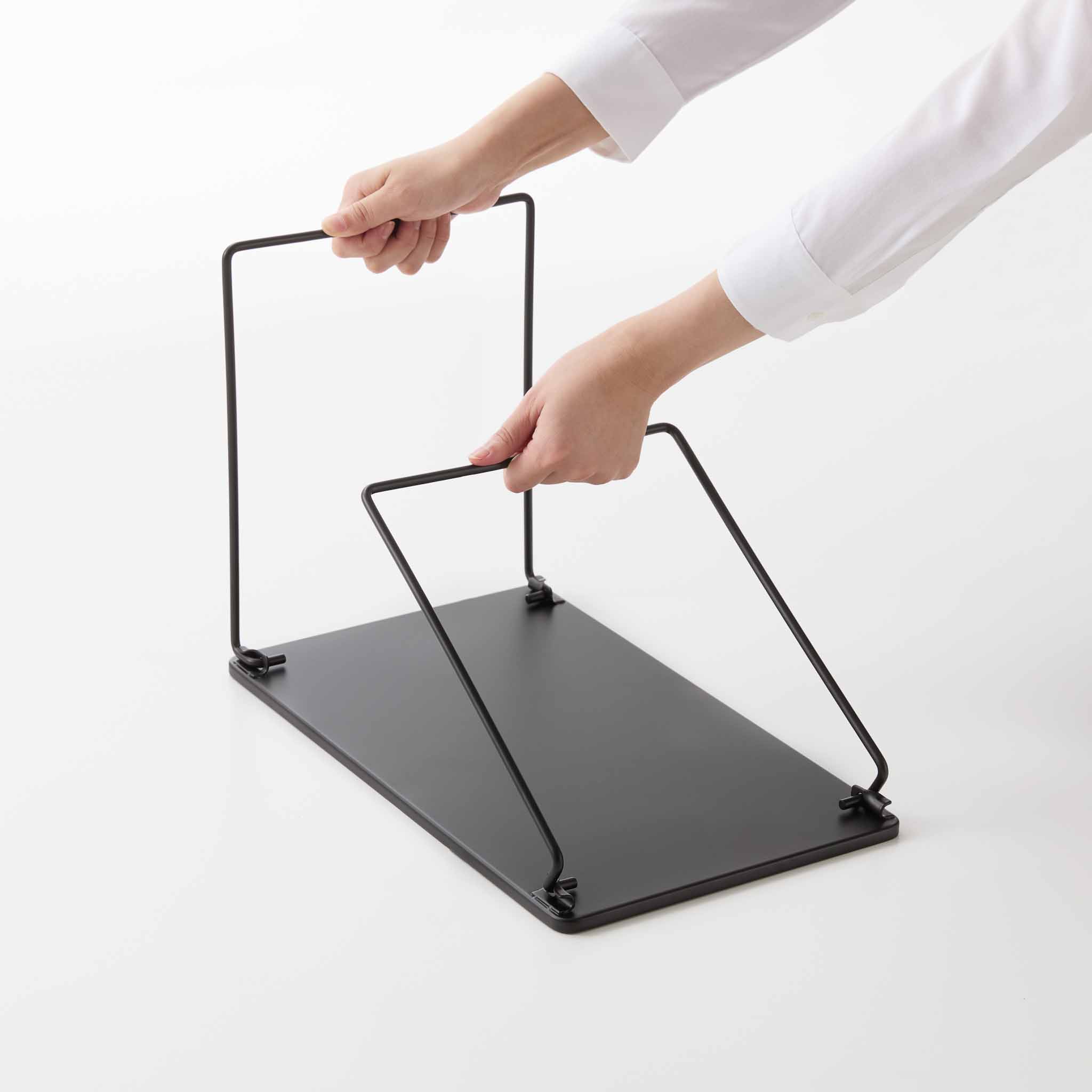 Stackable Folding Rack L : Slim Fold for Easy Storage