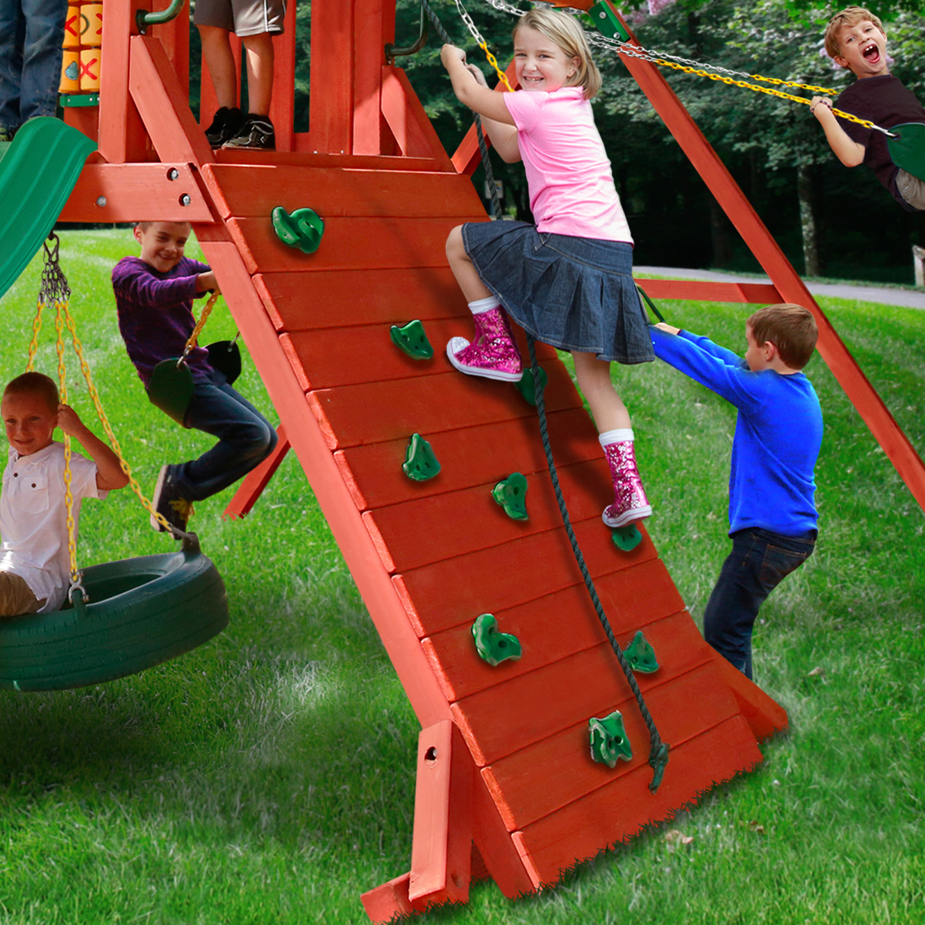 Extra-Wide Rock Climbing Wall