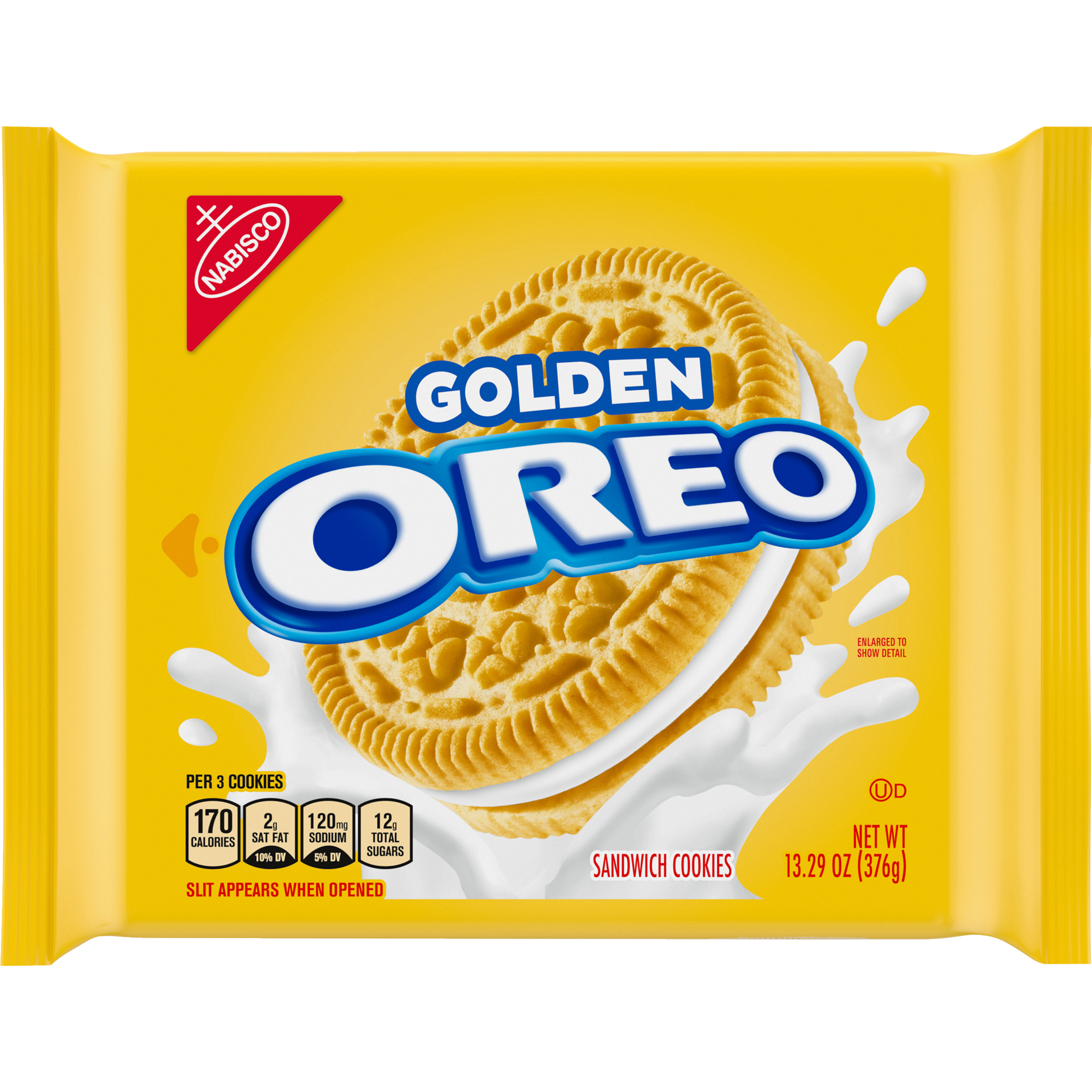 OREO Golden Sandwich Cookies, 13.29 oz-1