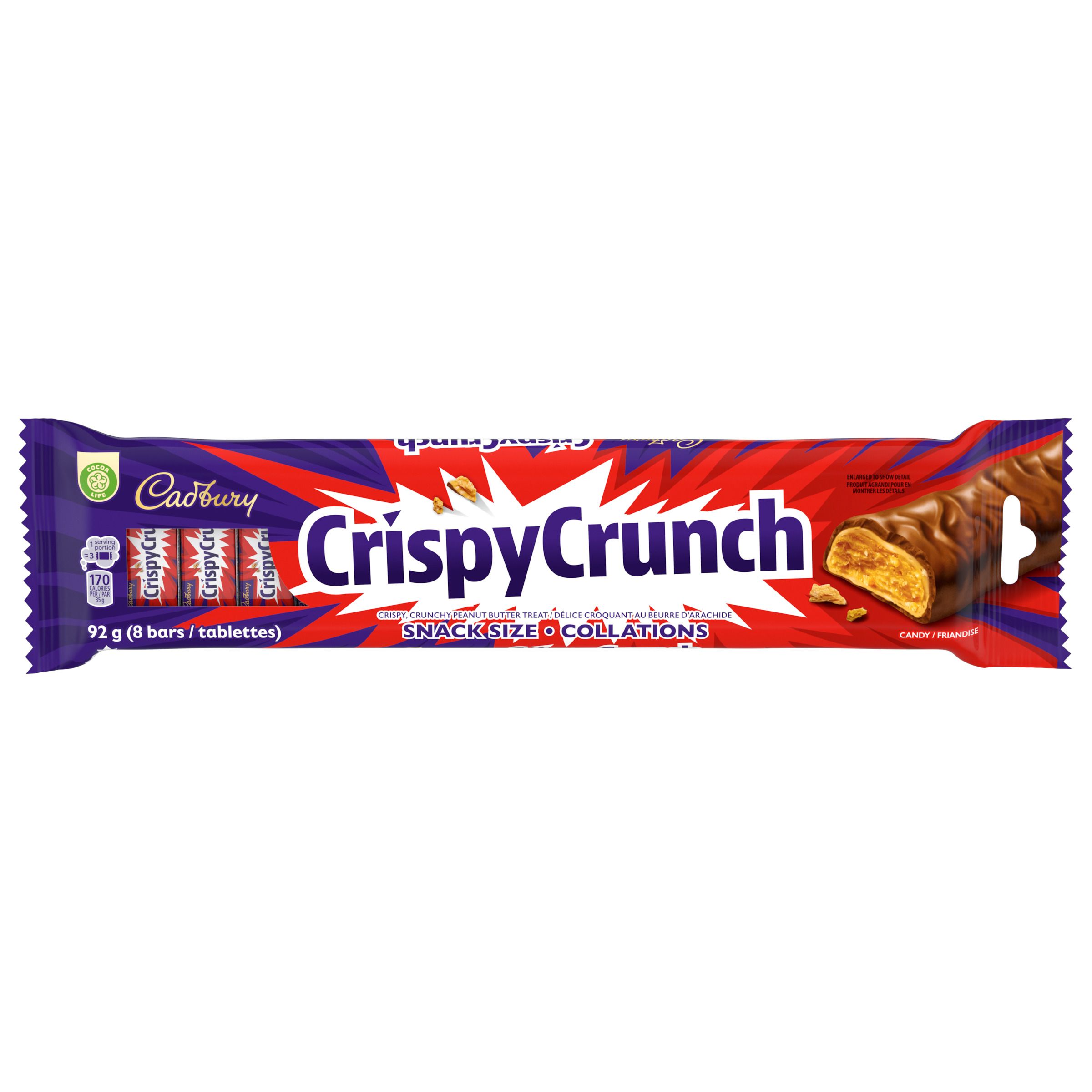 CADBURY CRISPY CRUNCH Snack Size 8ct, 92 g
