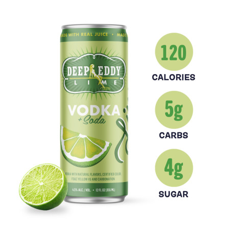 Deep Eddy Lime Vodka And Soda