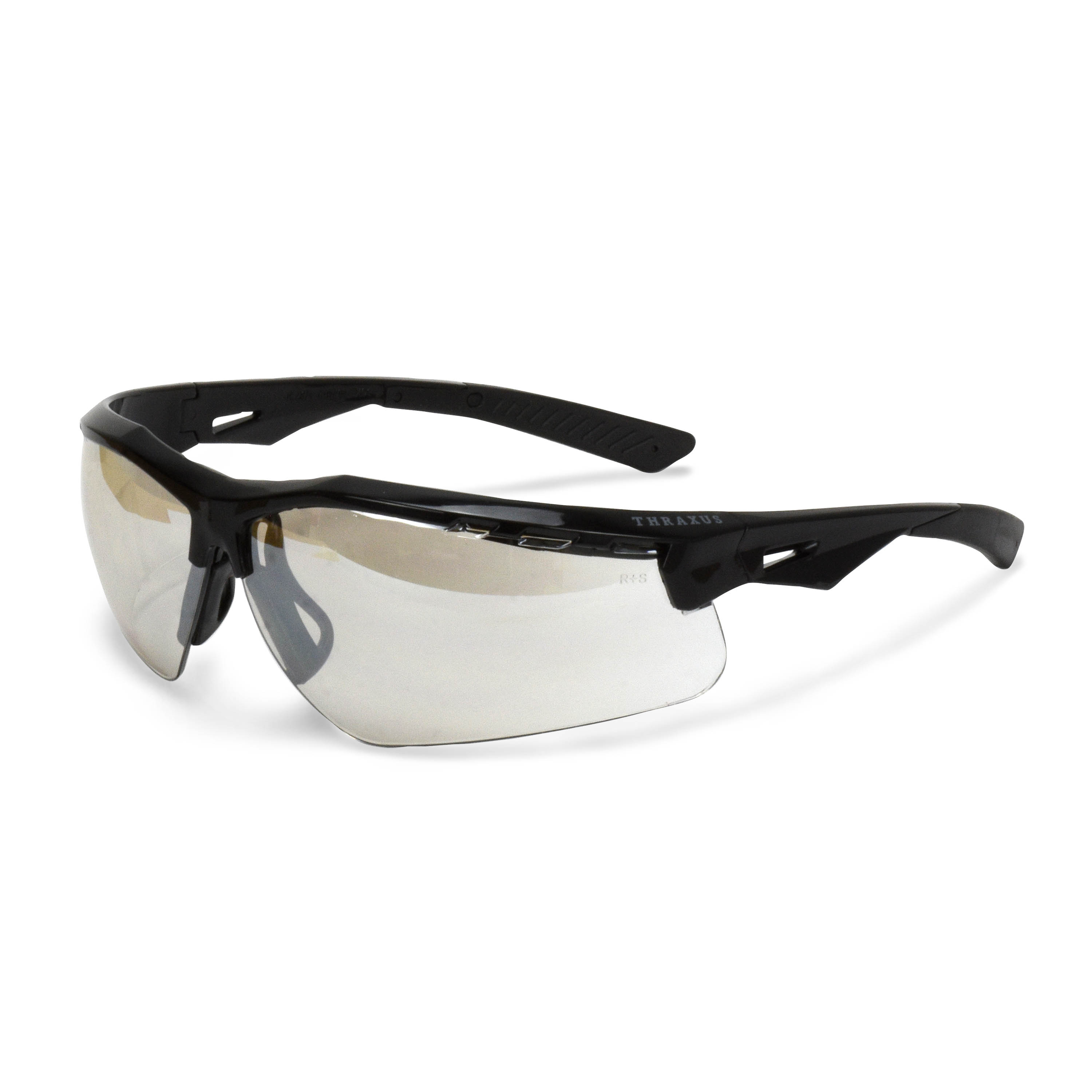 Thraxus Safety Eyewear - Black Frame - Indoor/Outdoor Lens