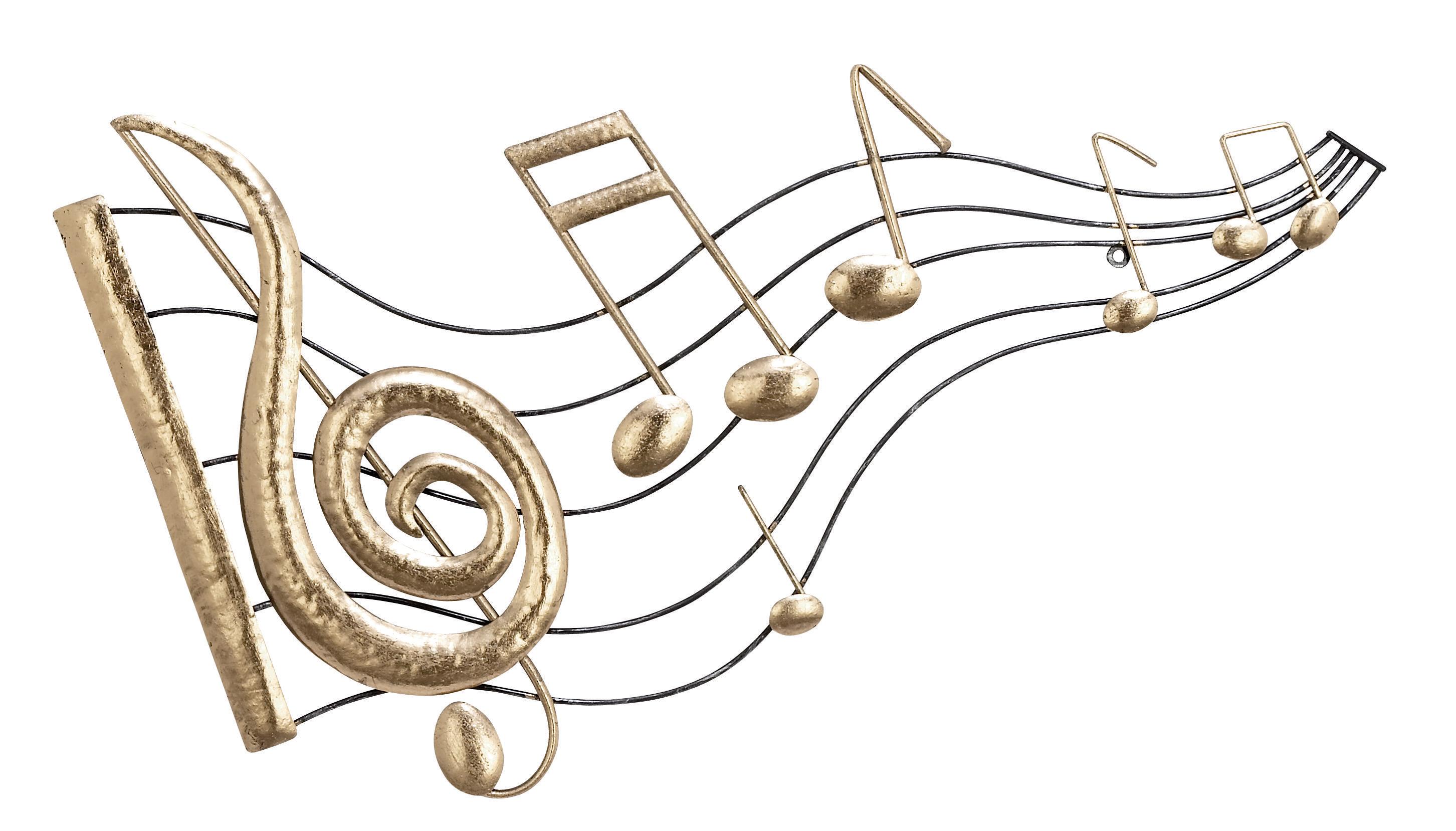 gold metal  wall decor, 37" x 1" x 21"