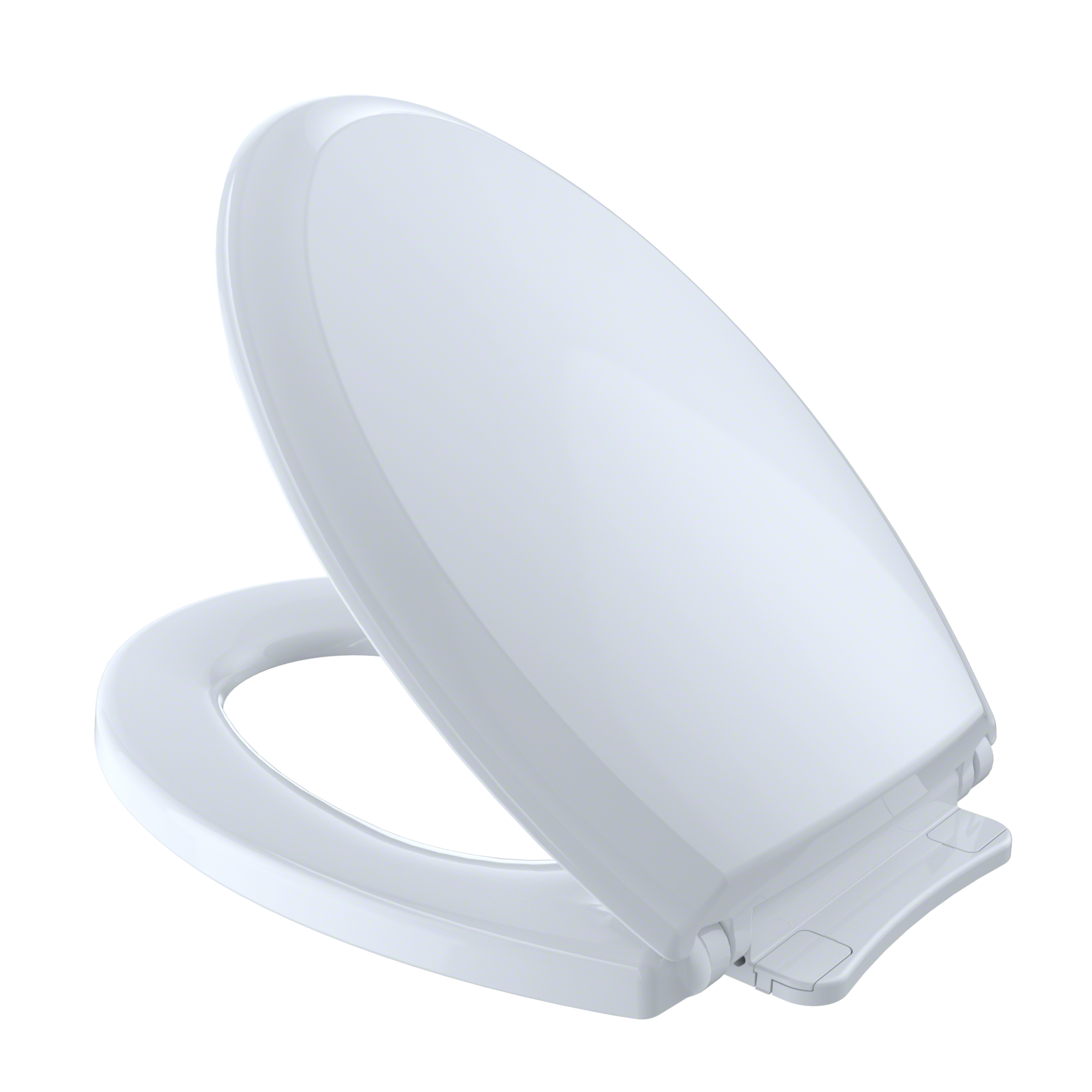 TOTO Guinevere SoftClose Non Slamming, Slow Close Elongated Toilet Seat and Lid, Cotton White, Plastic, SS224#01