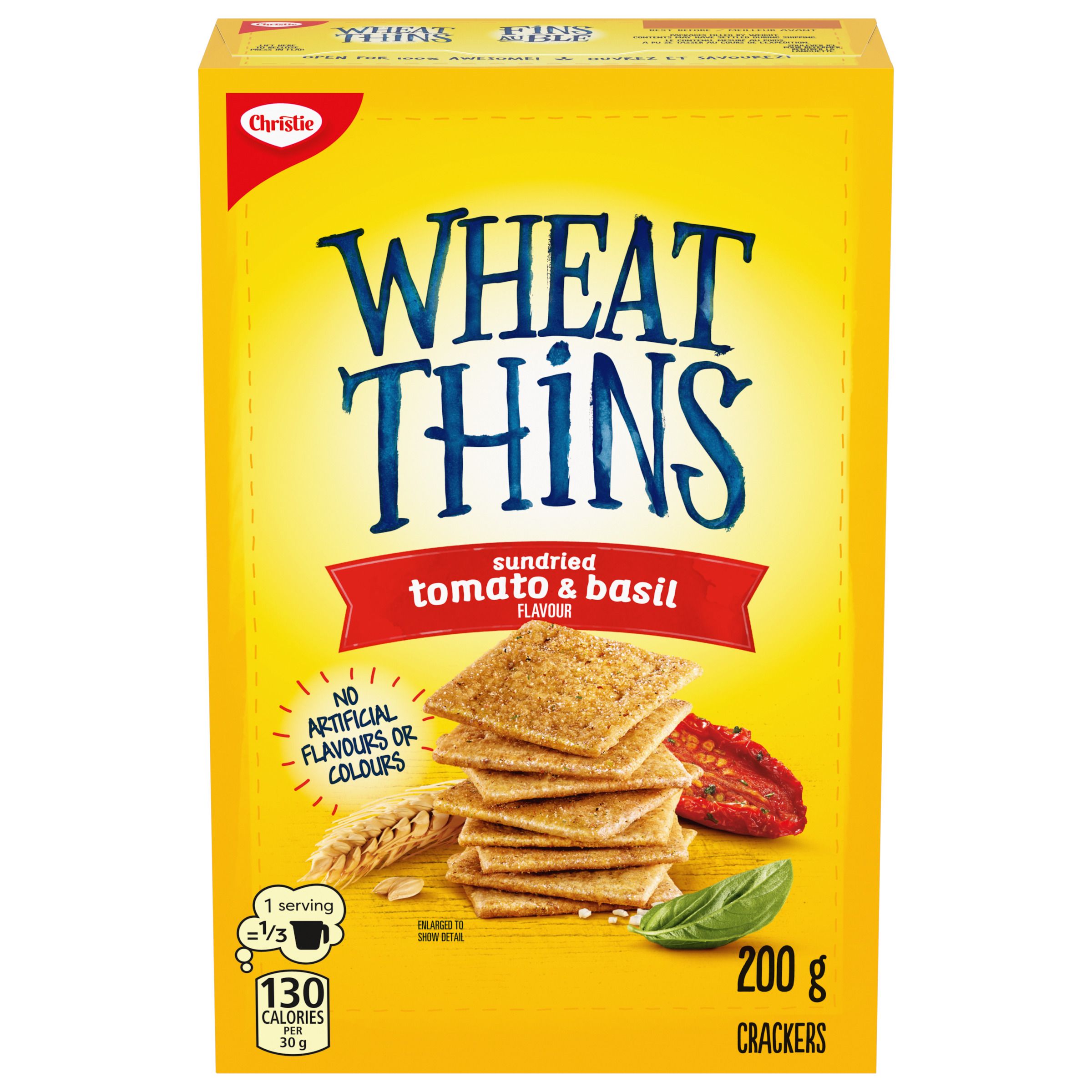 Wheat Thins Sundried Tomato & Basil Crackers 200 G-0