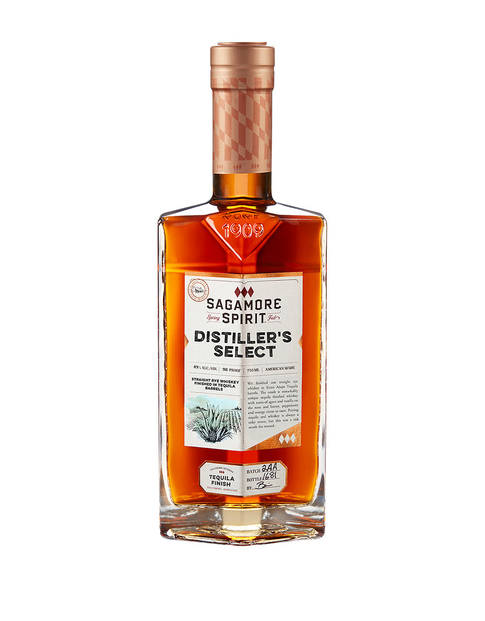 SAGAMORE SPIRIT TEQUILA FINISH RYE WHISKEY