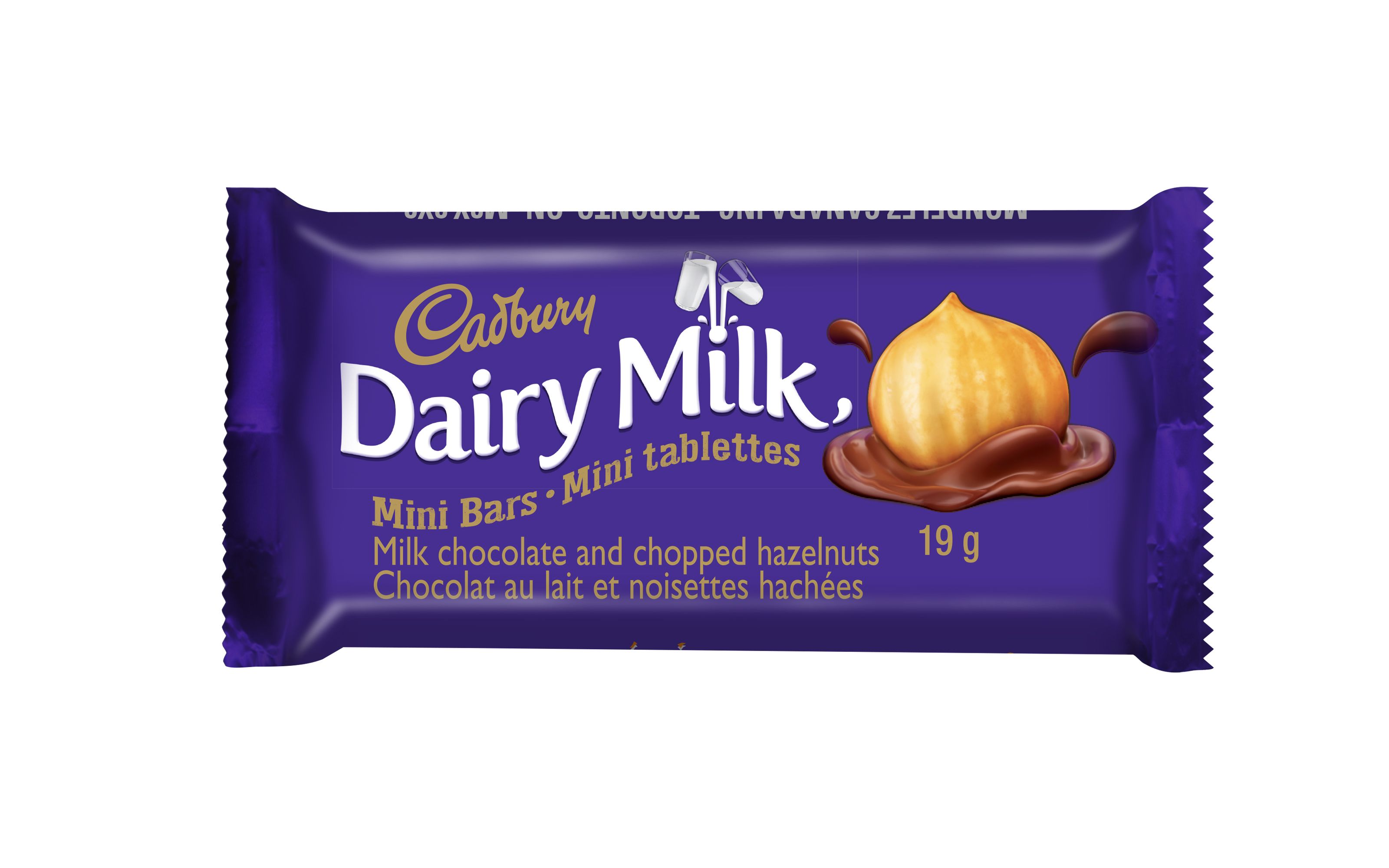 Cadbury Dairy Milk Hazelnut, Mini Chocolate Bars, 8 count, 152 g-3