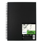Canson Artist Series Drawing Art Book, Cream Tone, Black Cover, Wire Binding, 60 Sheet, 9x12 inch