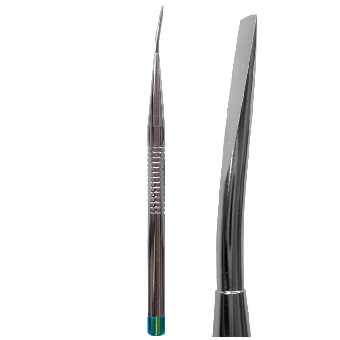 ACE Periodontal Ligament/Luxator Elevator Curved "Out" Green Ss 17-4 (H900) Ti 6Al-4V Eli