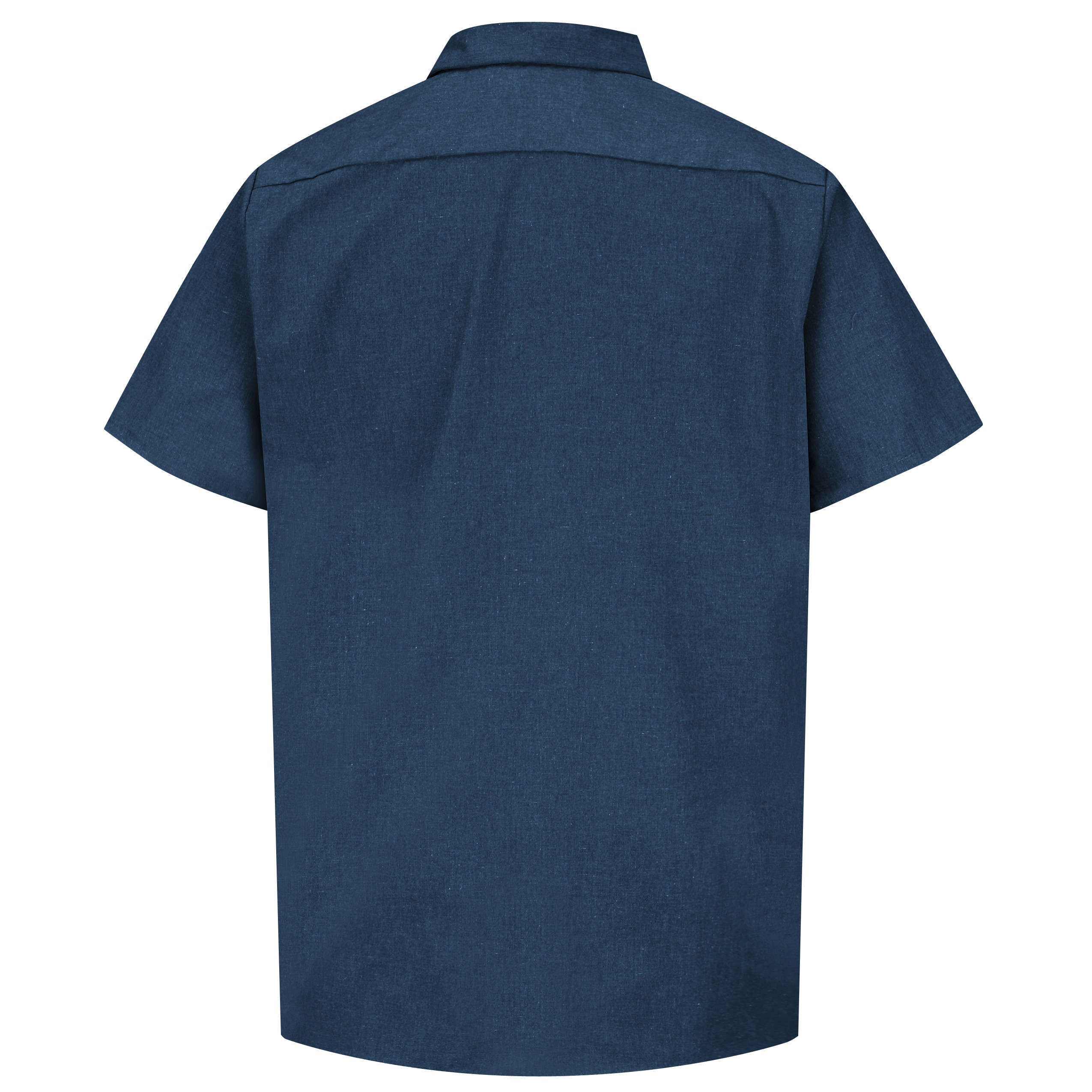 Picture of Red Kap® SH20 Men's Short Sleeve Heathered Poplin Uniform Shirt