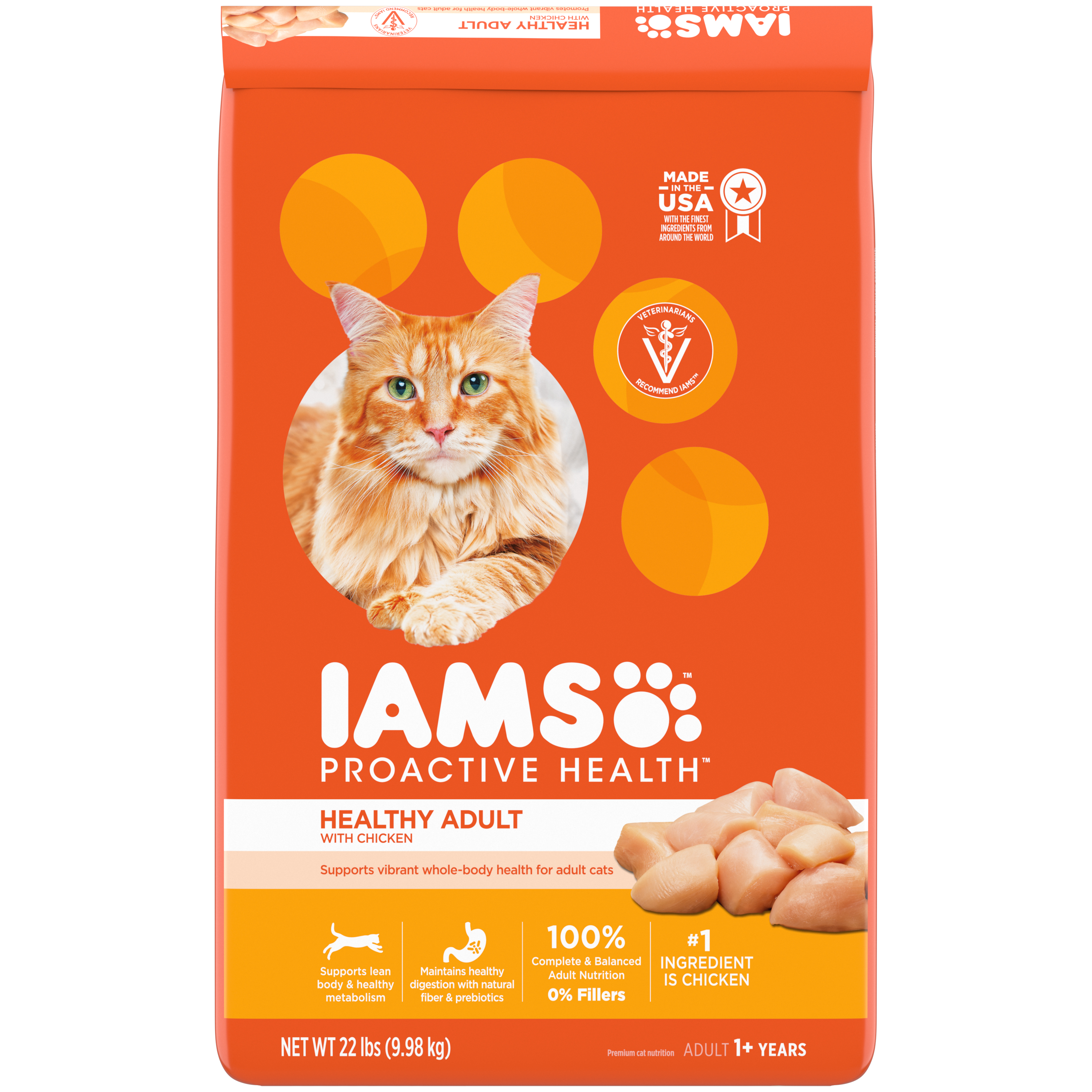 22 Lb Iams Original Cat Chicken - Health/First Aid