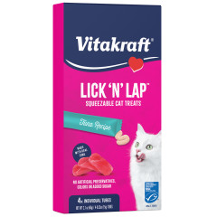 Image of Vitakraft Lick 'n' Lap™, Cat Treat with Tuna, 4 Count