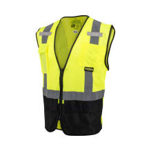 Radians SV75B Self-Extinguishing Surveyor's Vest with Color Block Bottom