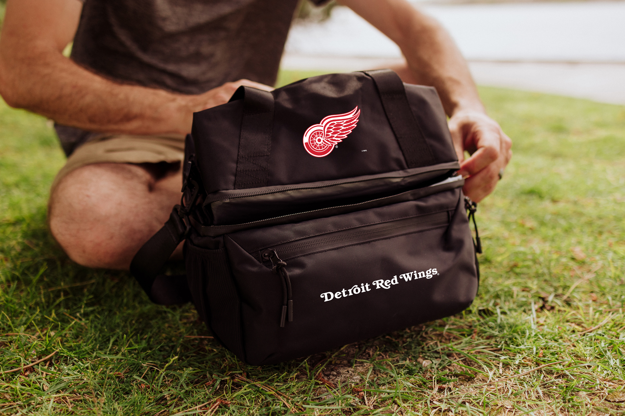 Detroit Red Wings - Tarana Recycled Lunch Bag Cooler with Utensils