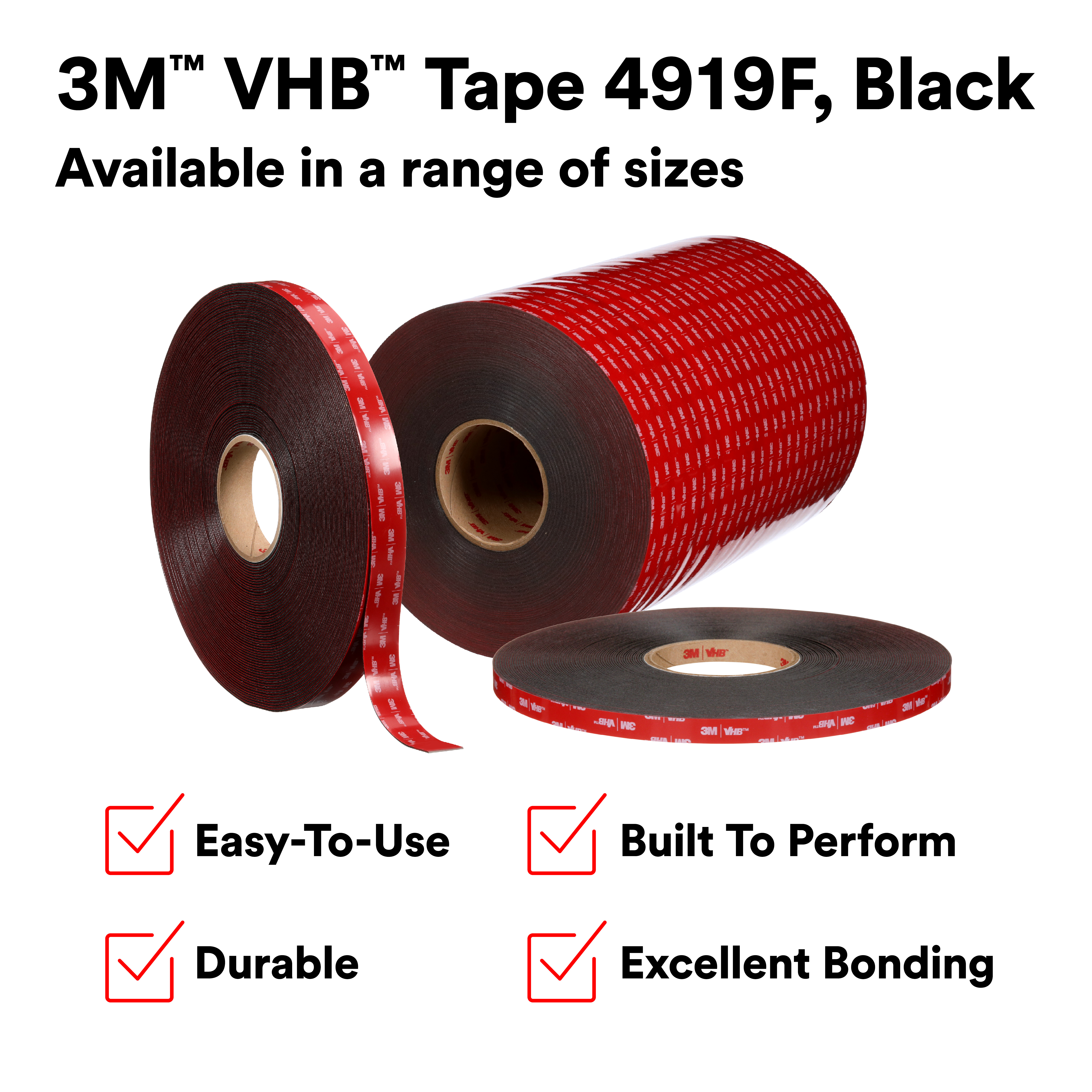 SKU 7010300229 | 3M™ VHB™ Tape 4919F