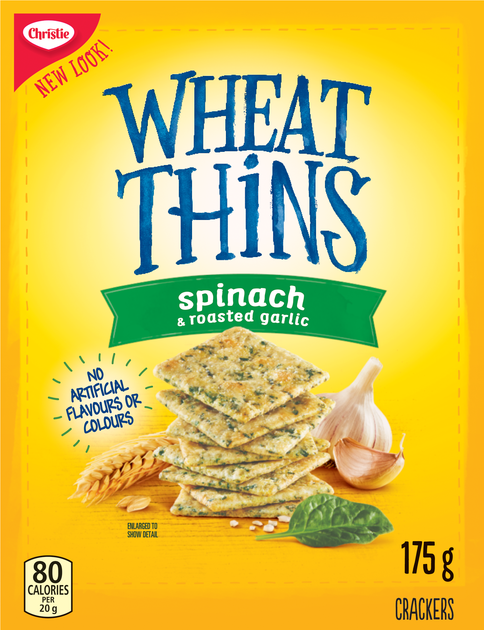Wheat Thins Spinach And Roasted Garlic Crackers 175 G