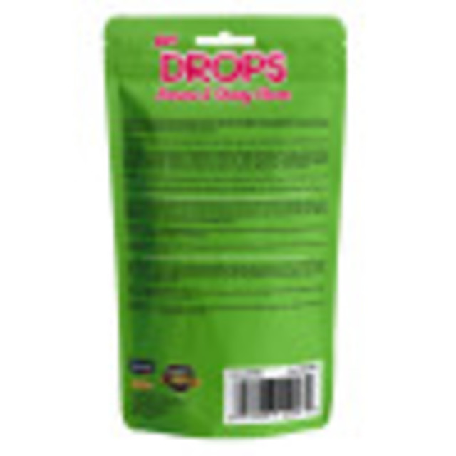 Back-Image showing Drops Mini Banana & Cherry Flavor