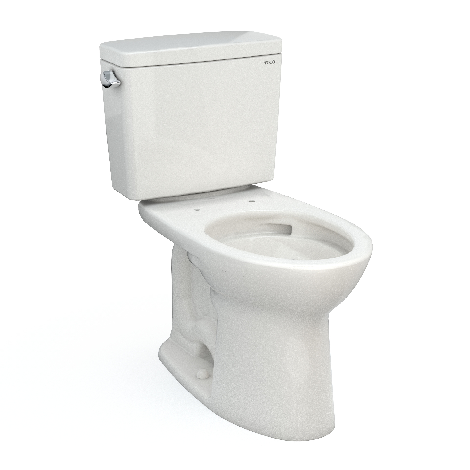 TOTO Drake Two-Piece Elongated 1.6 GPF TORNADO FLUSH Toilet with CEFIONTECT, Colonial White, Vitreous China, CST776CSG#11