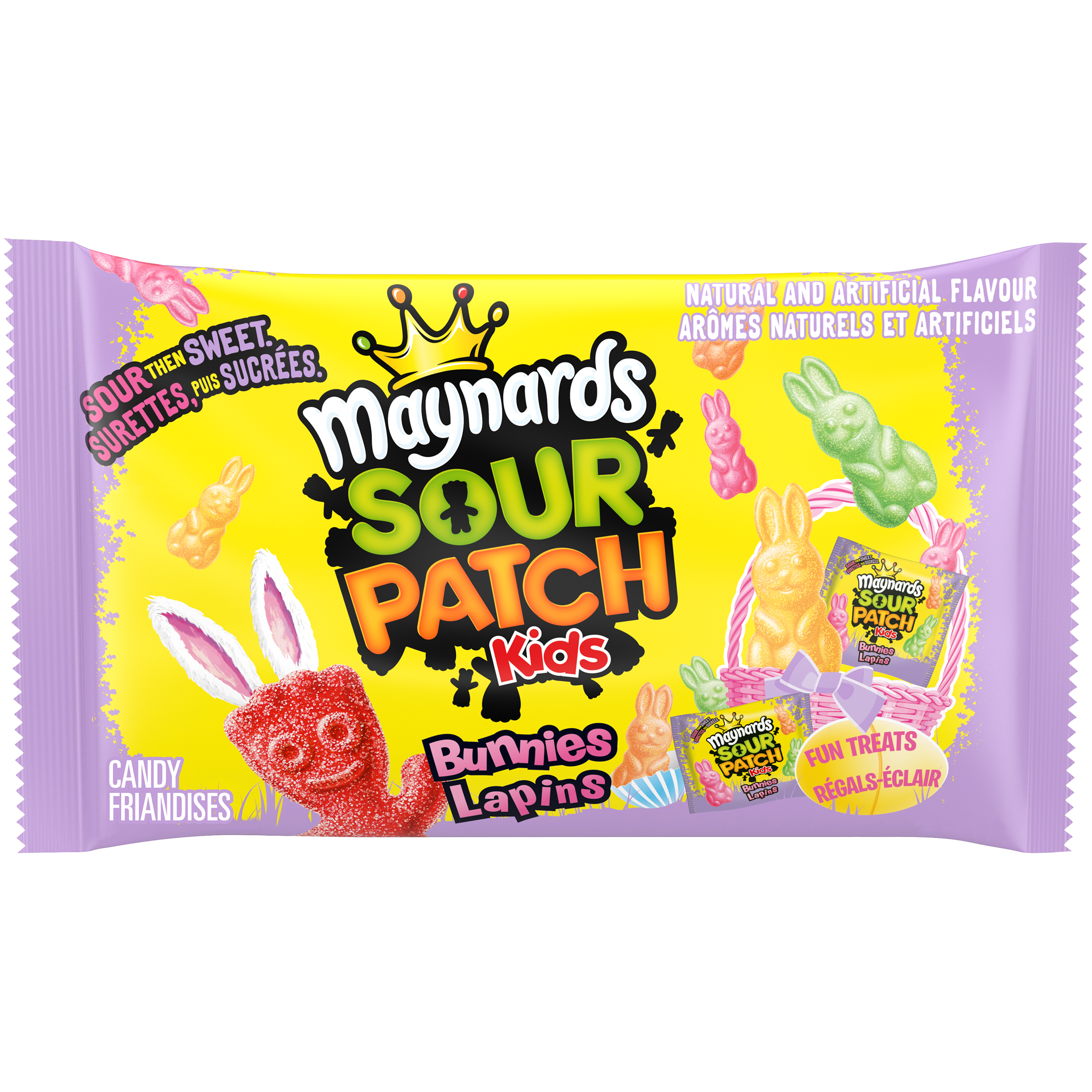 MAYNARDS Sour Patch Kids Bunnies Candy for Easter (225 g)-thumbnail-0