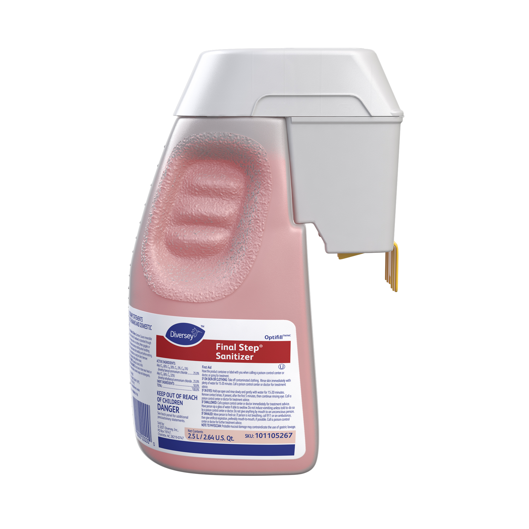 101105267 FINAL STEP SANITIZER 2.5LTR OPTIFILL