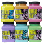 PINT SET MURAL PAINT 6PC TINT COLORS