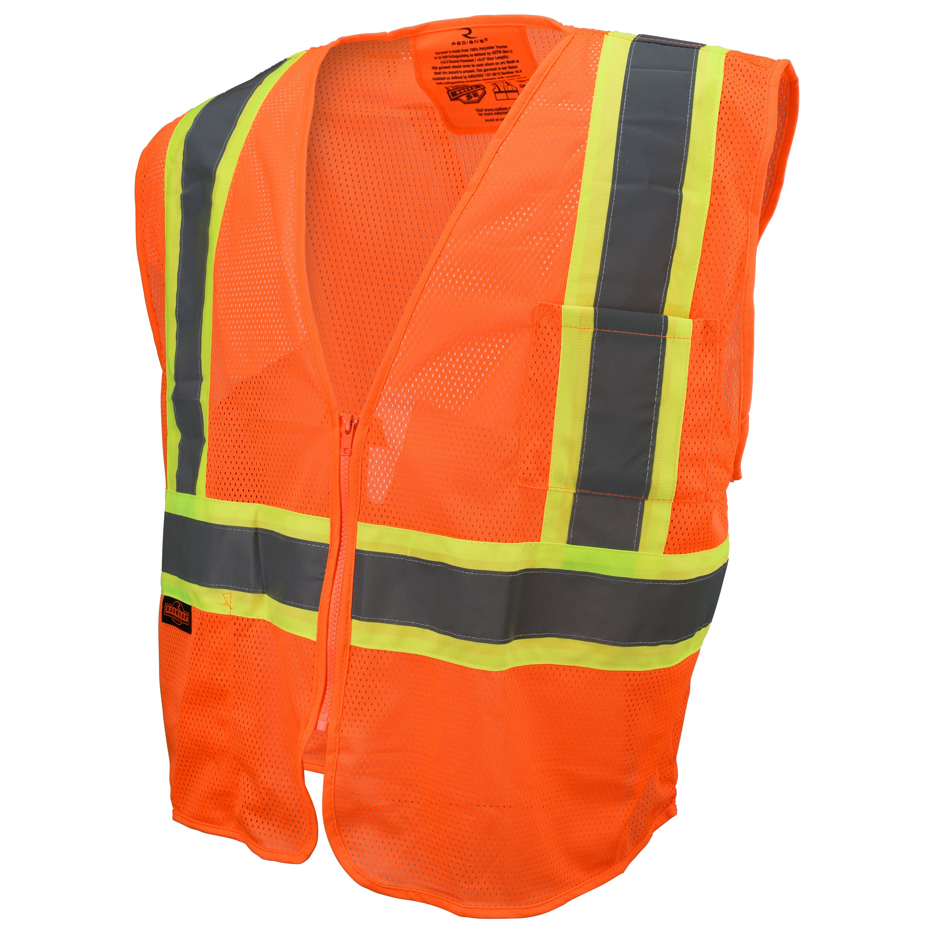 Picture of Radians SV225 Class 2 Self Extinguishing Two-Tone Trim Mesh Safety Vest