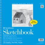 Strathmore 100 Series Sketch Pad, 30 Sheet, 12x12 inch