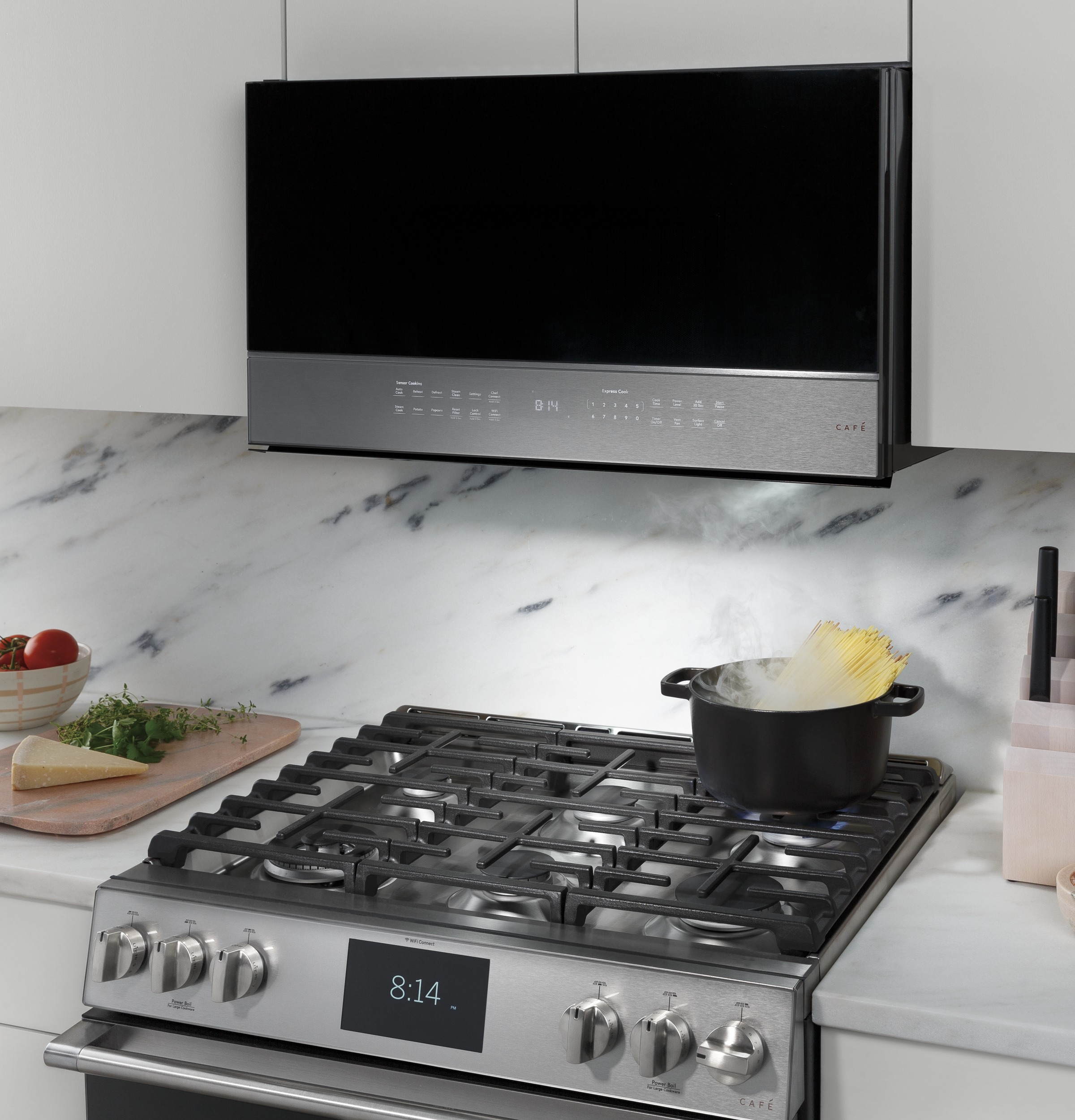 1,050W — 2.1 CuFt — 400 CFM — Sensor — Stm — Chef Connect — Connectable via built-in WiFi view 6