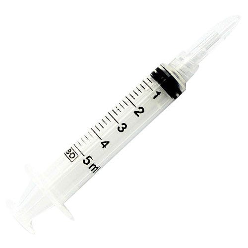 5 cc Syringe w/ BD™ Blunt Plastic Cannula - 100/Box