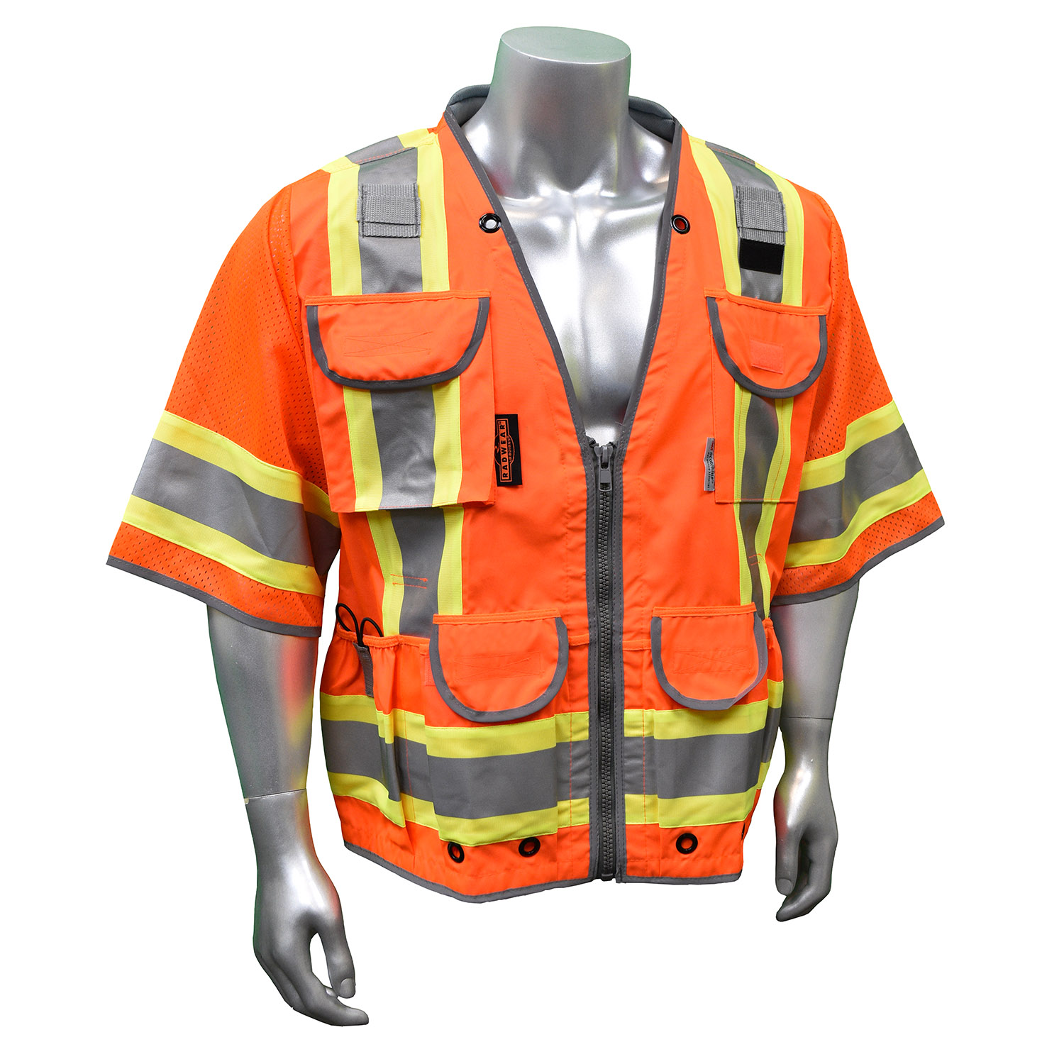 Picture of Radians SV55-3 Class 3 Heavy Woven Two Tone Mesh Engineer Vest