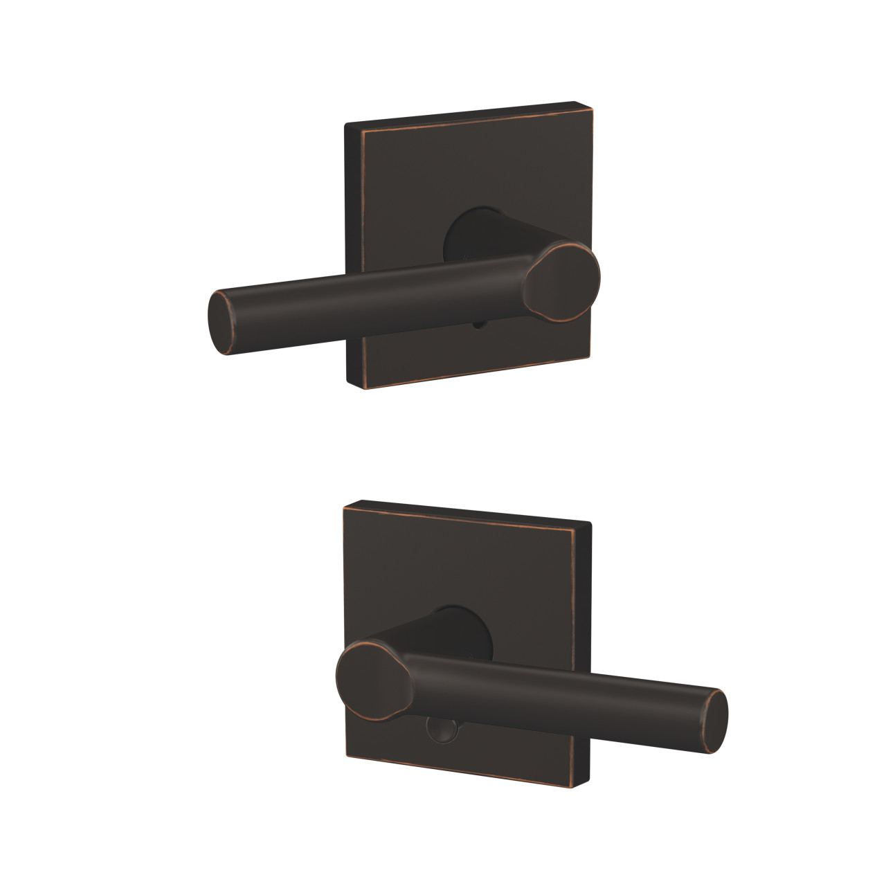 Custom Broadway Lever Combined Interior Hall-Closet and Bed-Bath Lock