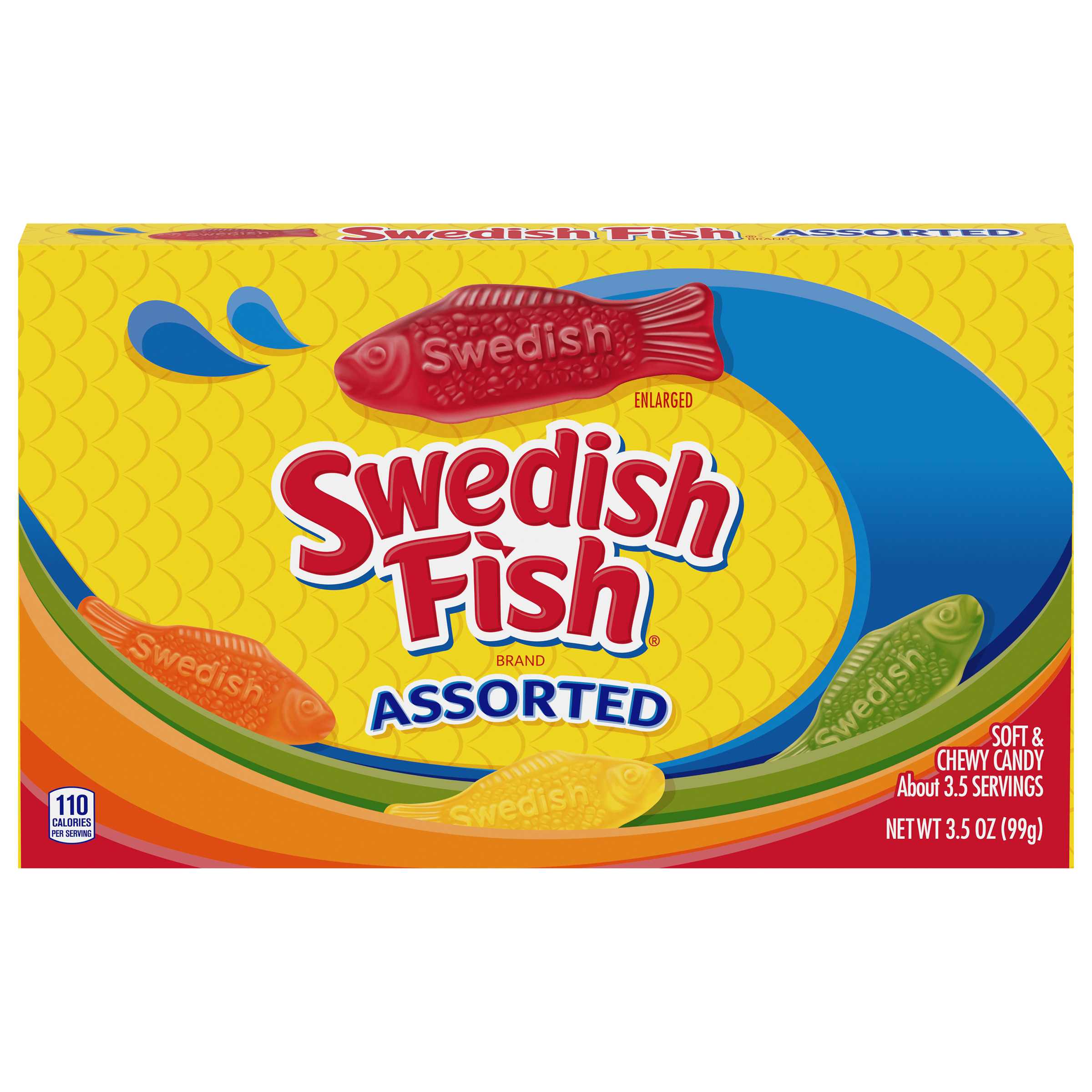 SWEDISH FISH Soft & Chewy Assorted Soft Candy 3.5 oz
