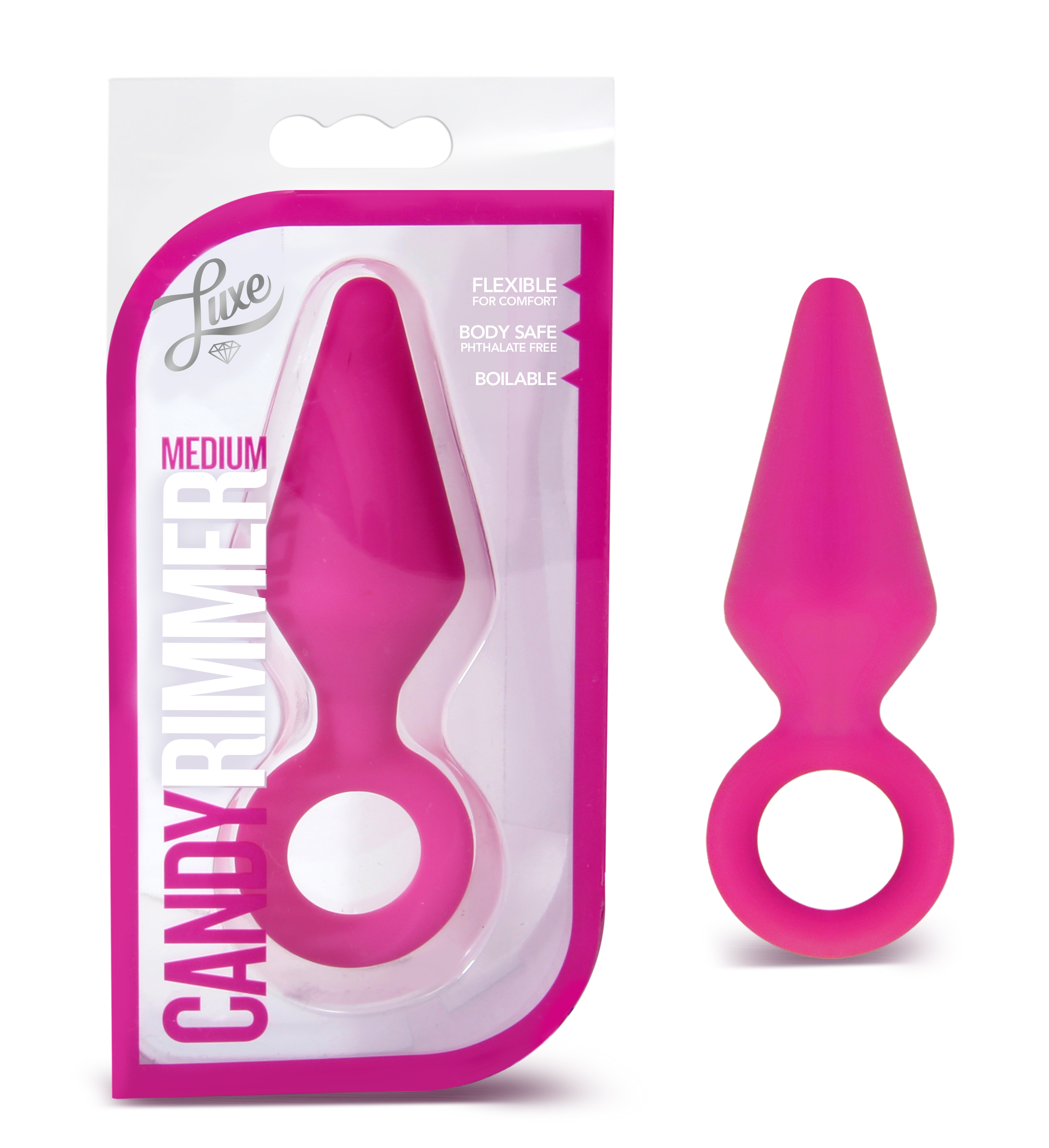 Blush Luxe Candy Rimmer Fuchsia 4.5-Inch Anal Plug