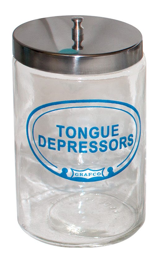 Tongue Depressor Jar