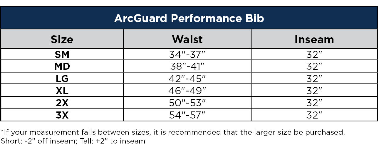 Sizing Chart