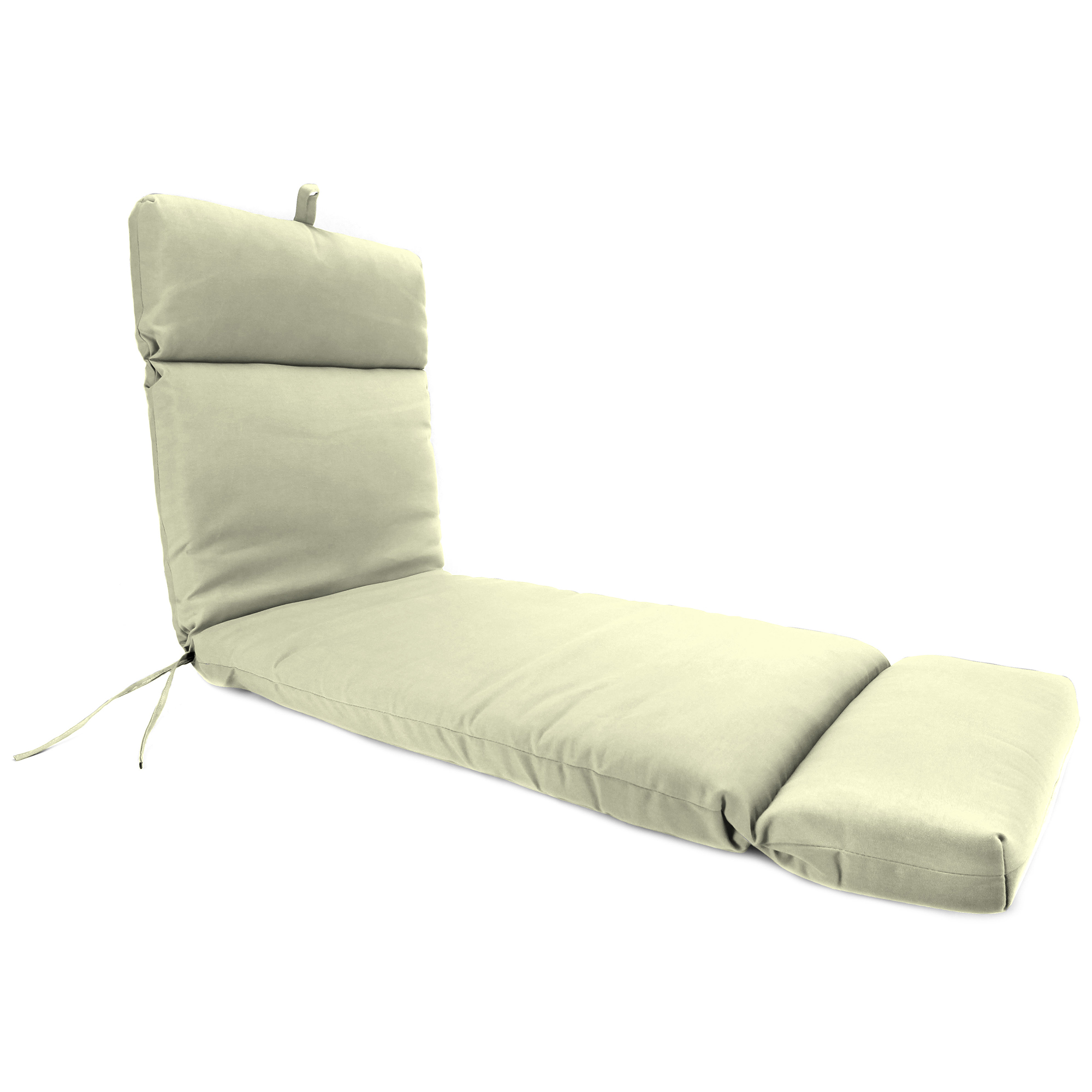 New Outdoor Patio Chaise Lounge Chair Cushion with Ties 72" x 22", UV Treated - Picture 13 of 13