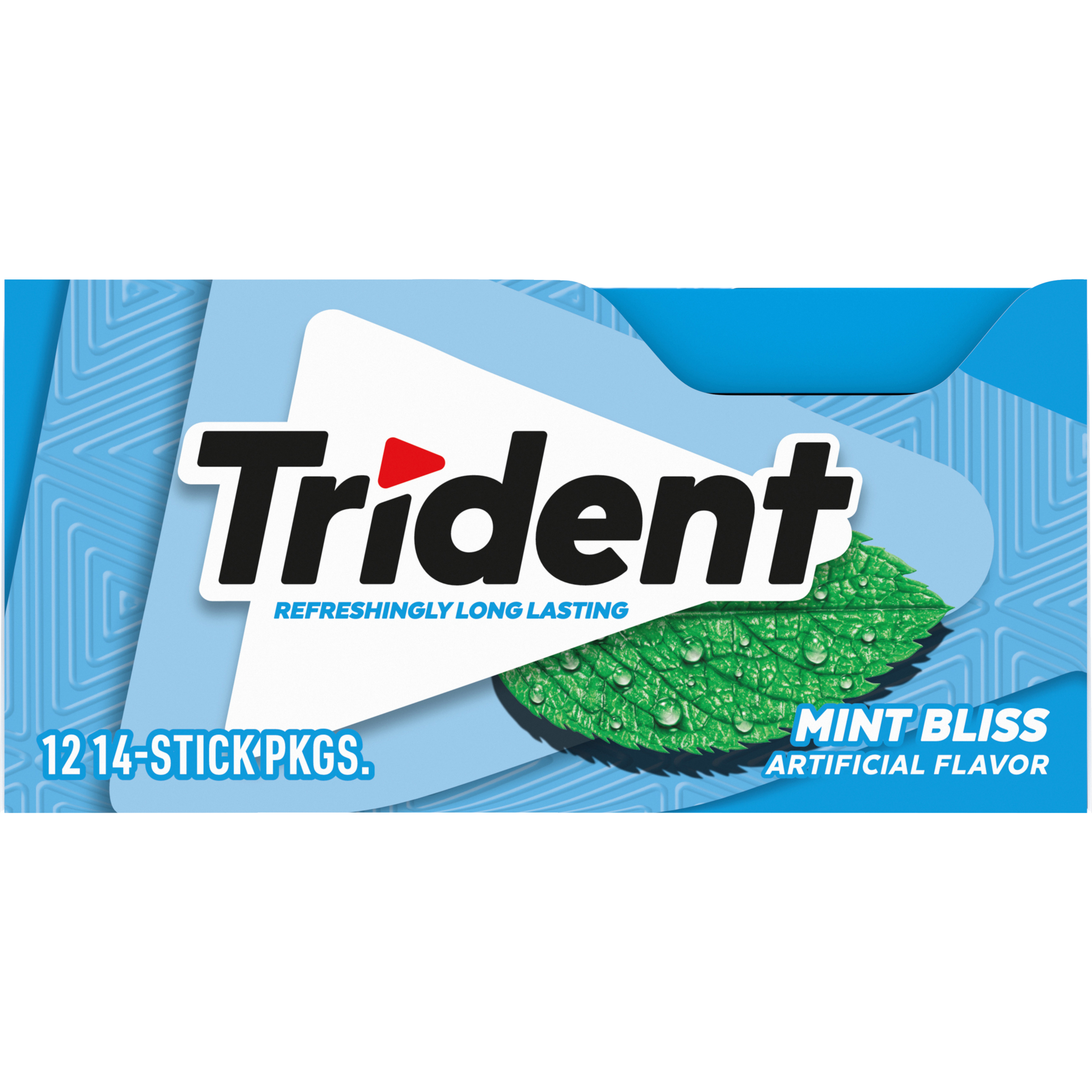 Trident Mint Bliss Sugar Free Gum, 12 Packs of 14 Pieces (168 Total Pieces)-2
