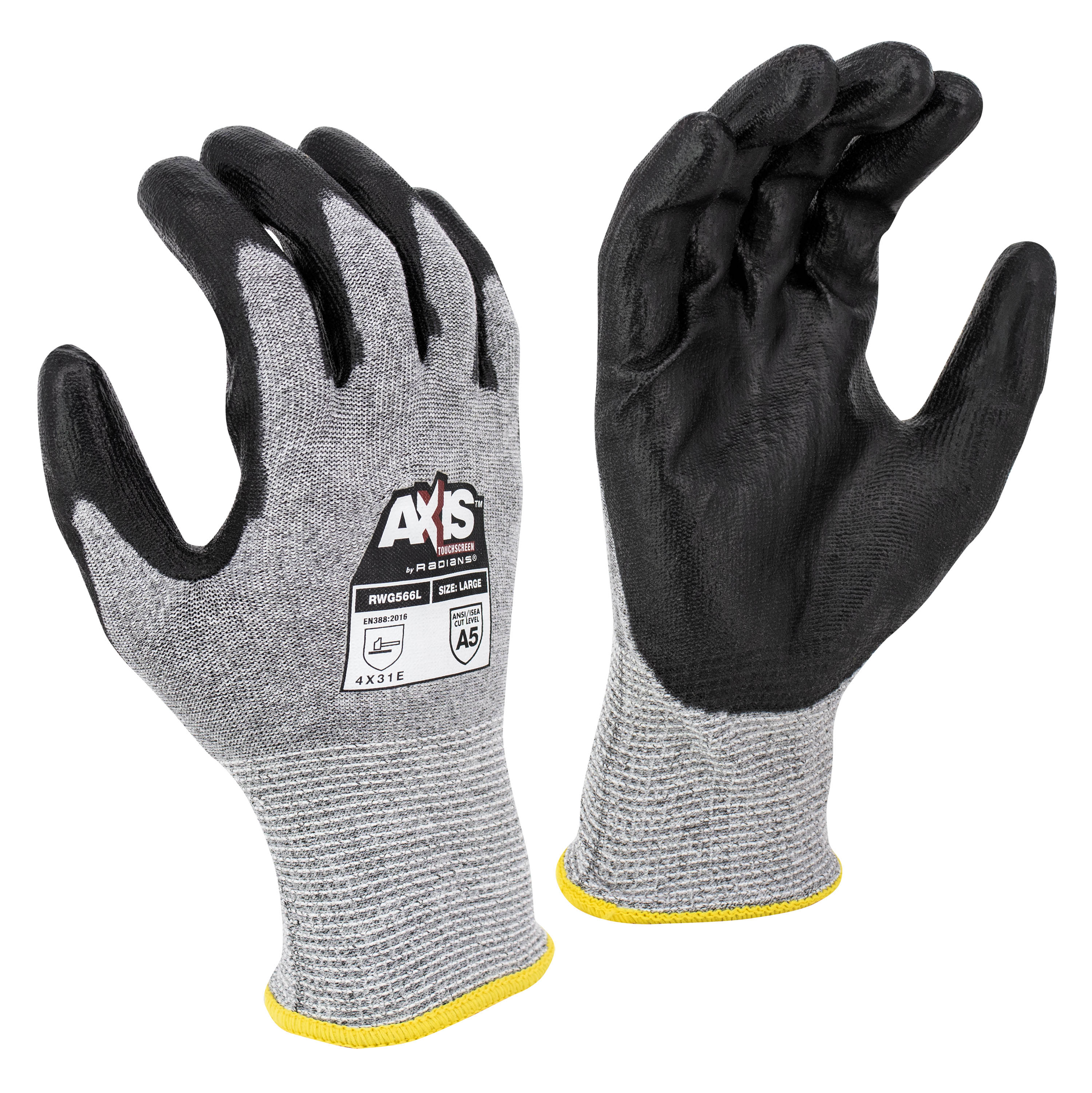 RWG566 AXIS™ Cut Protection Level A5 Touchscreen Work Glove - Size M