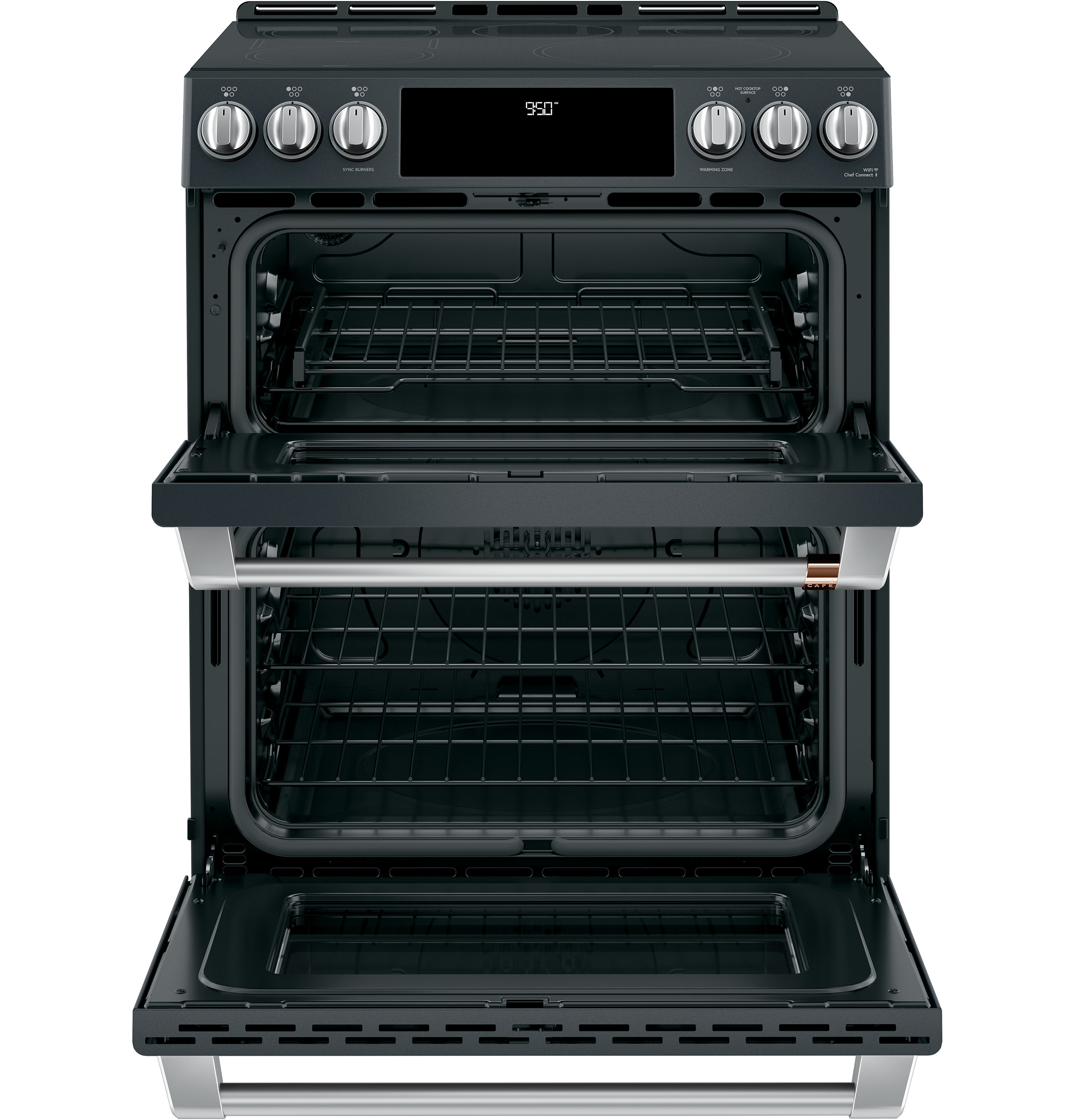 30" S/I — Induction RG — 5 Element — Slf Cln w/ Stm Cln Opt — Dbl Oven — True European Conv w/ Precise Air — Slf Cln Roller Rck — ADA Compliant — Connectable via built-in WiFi view 2