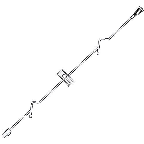 Extension Set 34" w/ 2 Injection Sites SPIN-LOCK® Connector