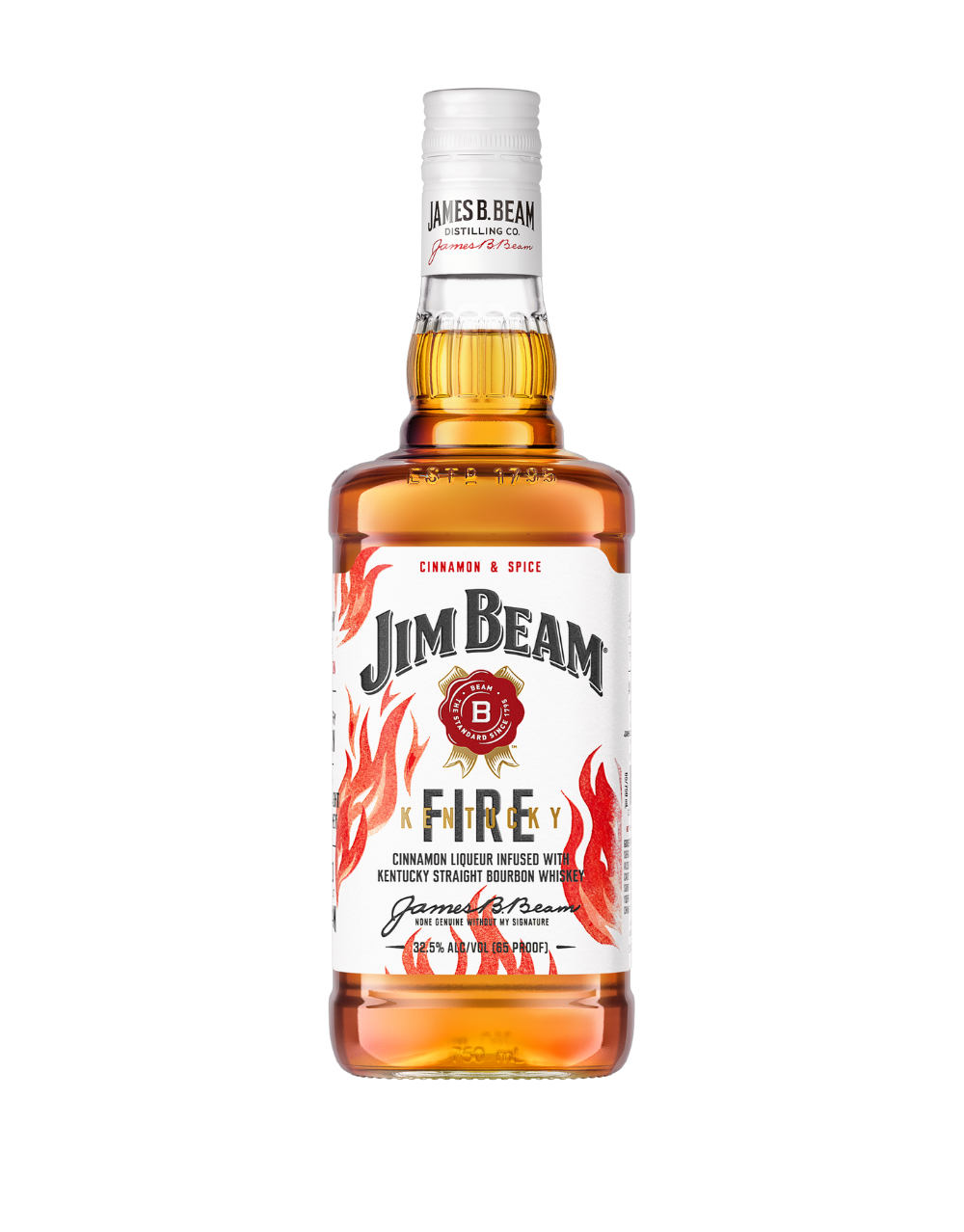 JIM BEAM KENTUCKY FIRE BOURBON WHISKEY