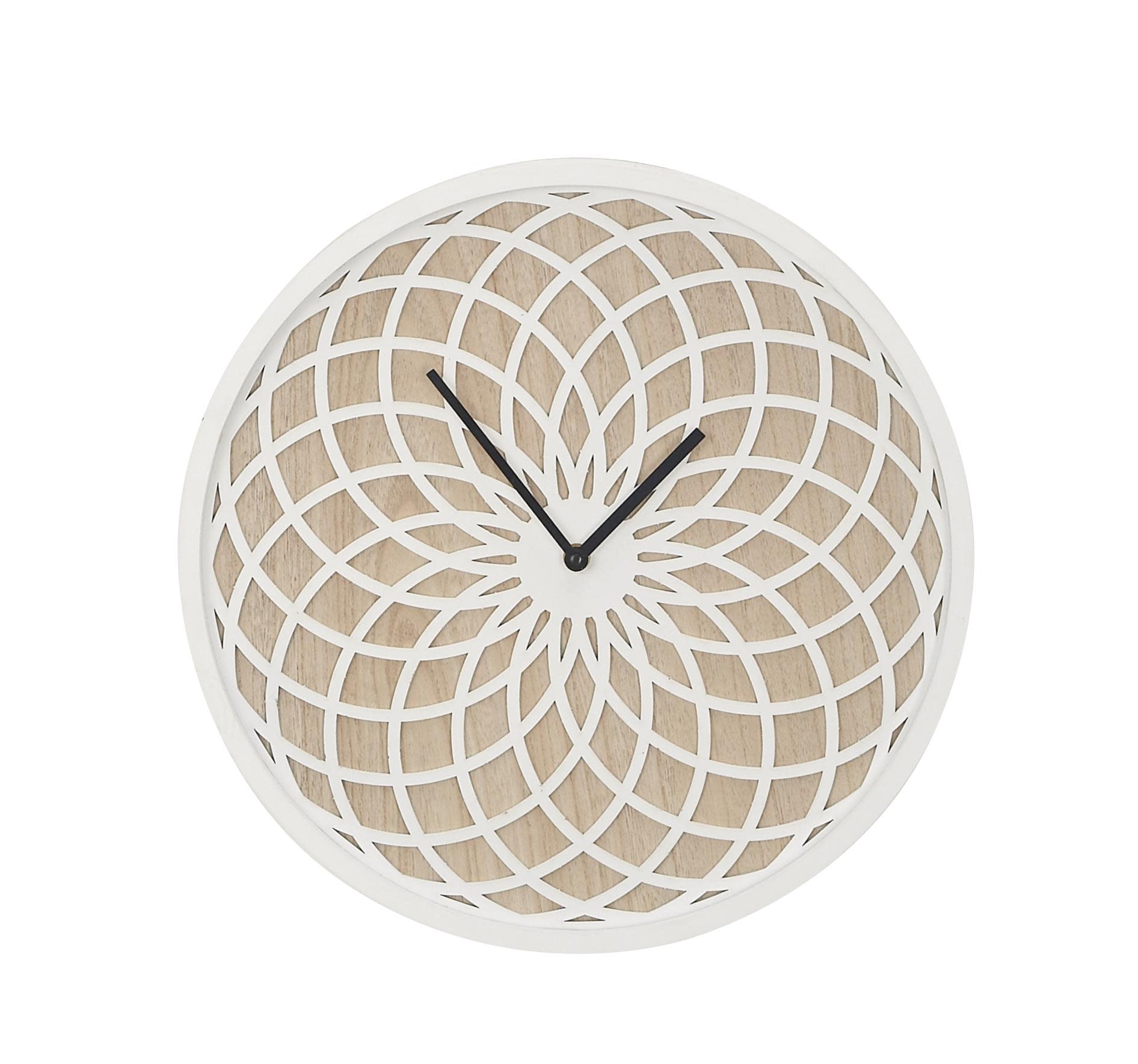 Blue Wooden  Wall Clock, 16" x 2" x 16"