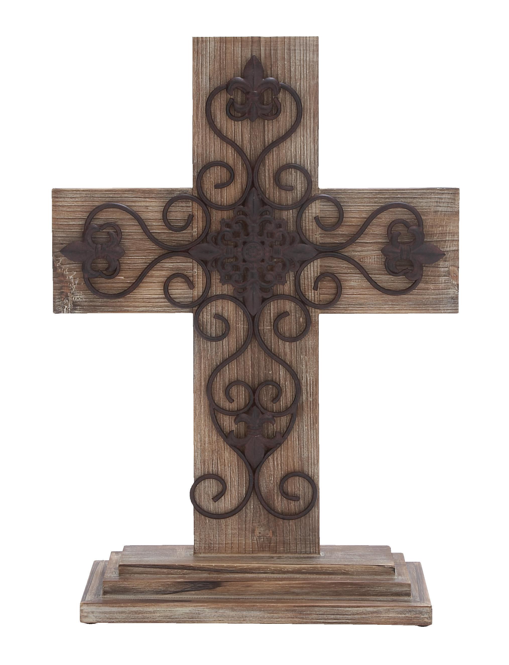 Brown Wood  Sculpture, 17" x 6" x 25"