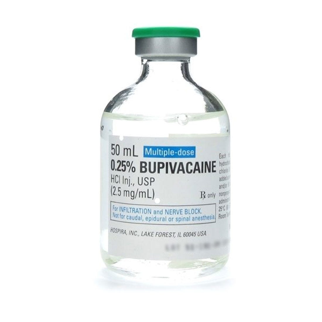 Bupivacaine 0.0025 50ml Multi Dose Vial