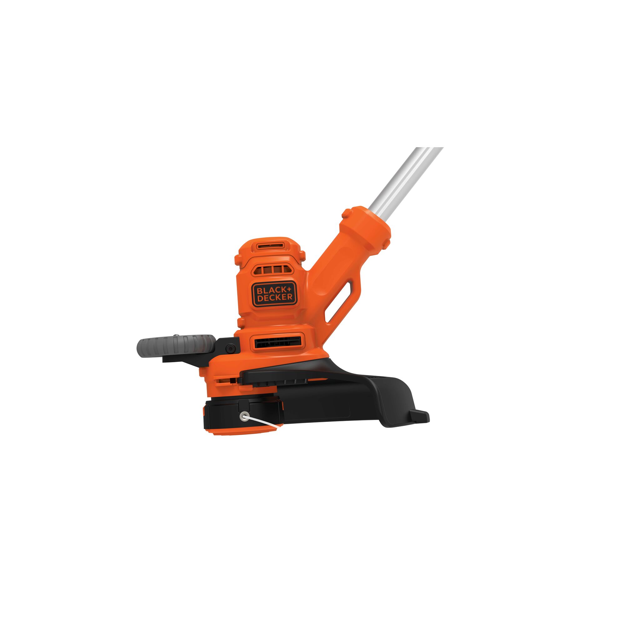 Profile of 6.5 ampere 14 inch powercommand electric string trimmer/edger with easyfeed.